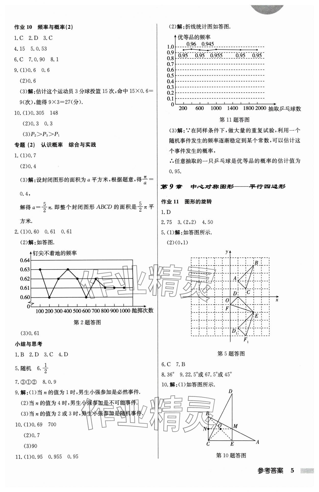 2025年啟東中學(xué)作業(yè)本八年級(jí)數(shù)學(xué)下冊(cè)江蘇版 第5頁