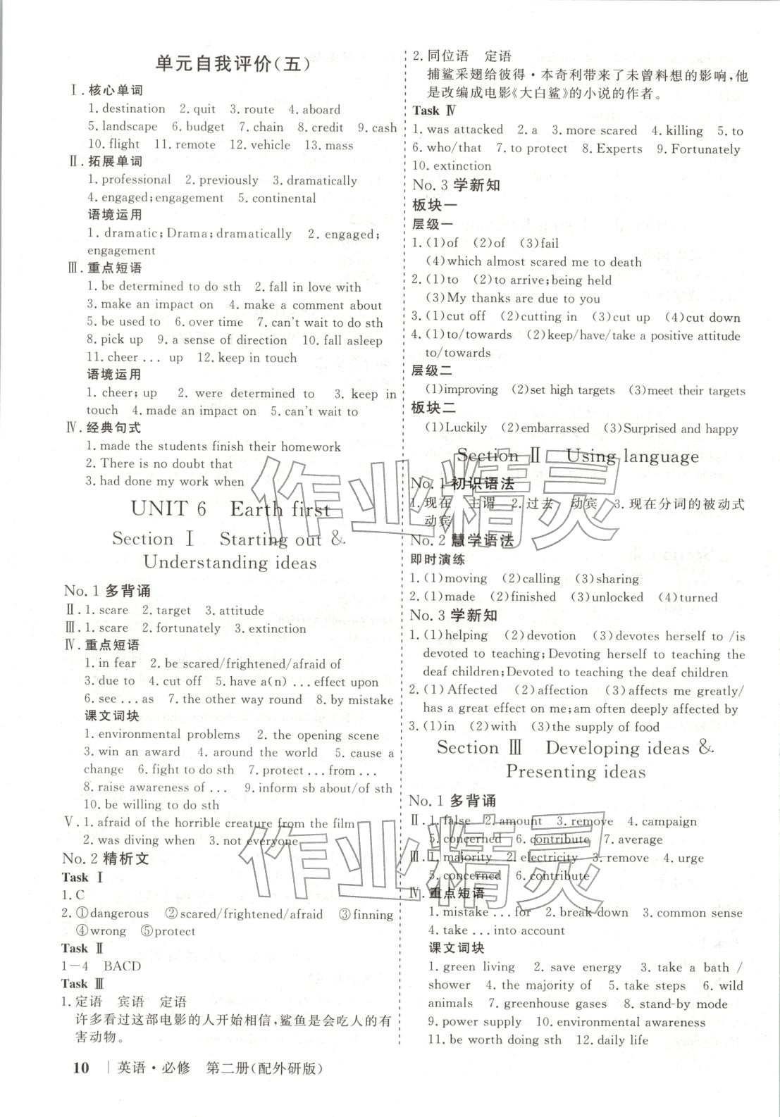 2025年高考领航高中同步核心辅导与测评高中英语必修第二册外研版 第10页
