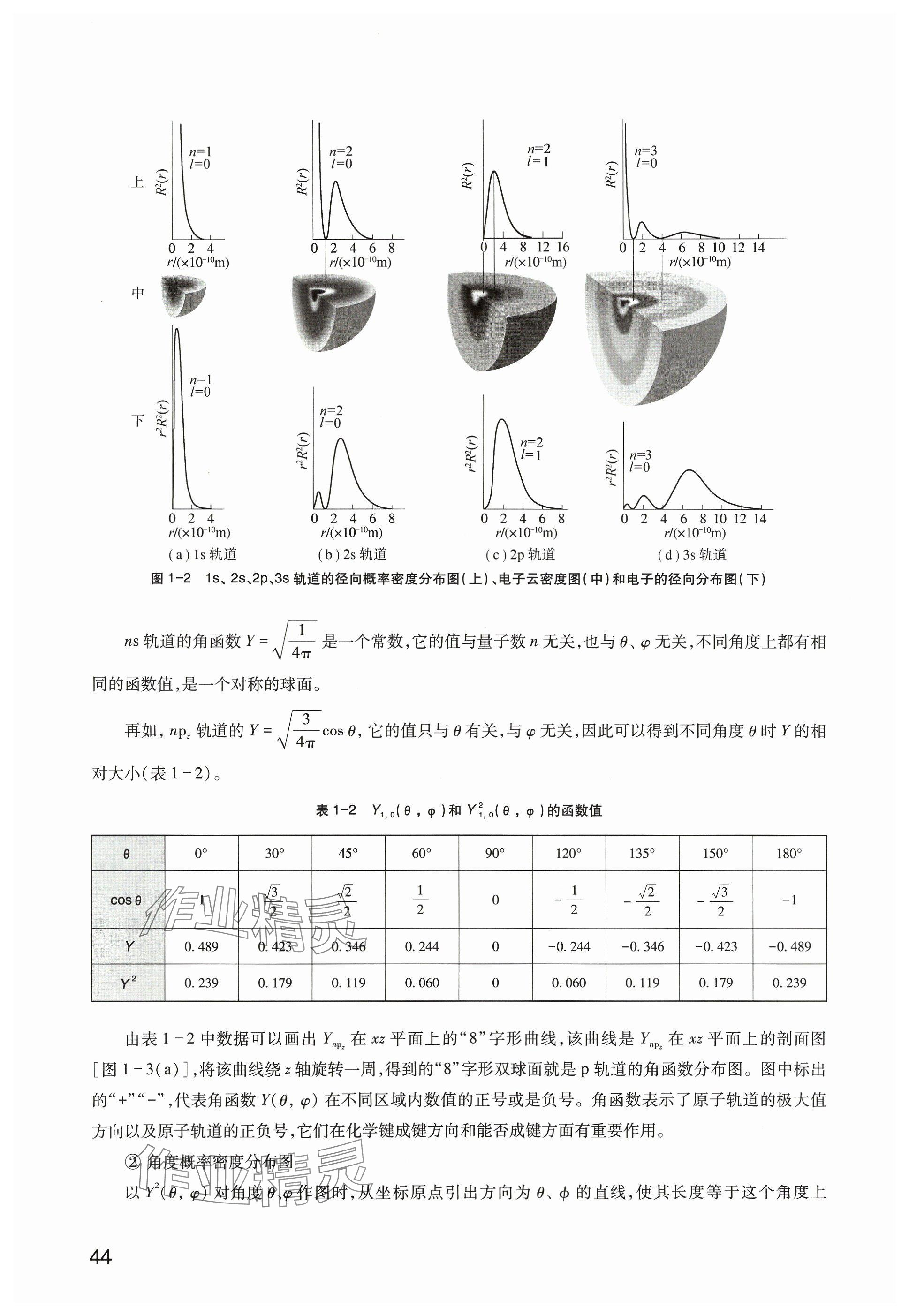 2025年教材课本高中化学选择性必修第二册沪科版&nbsp;参考答案第44页