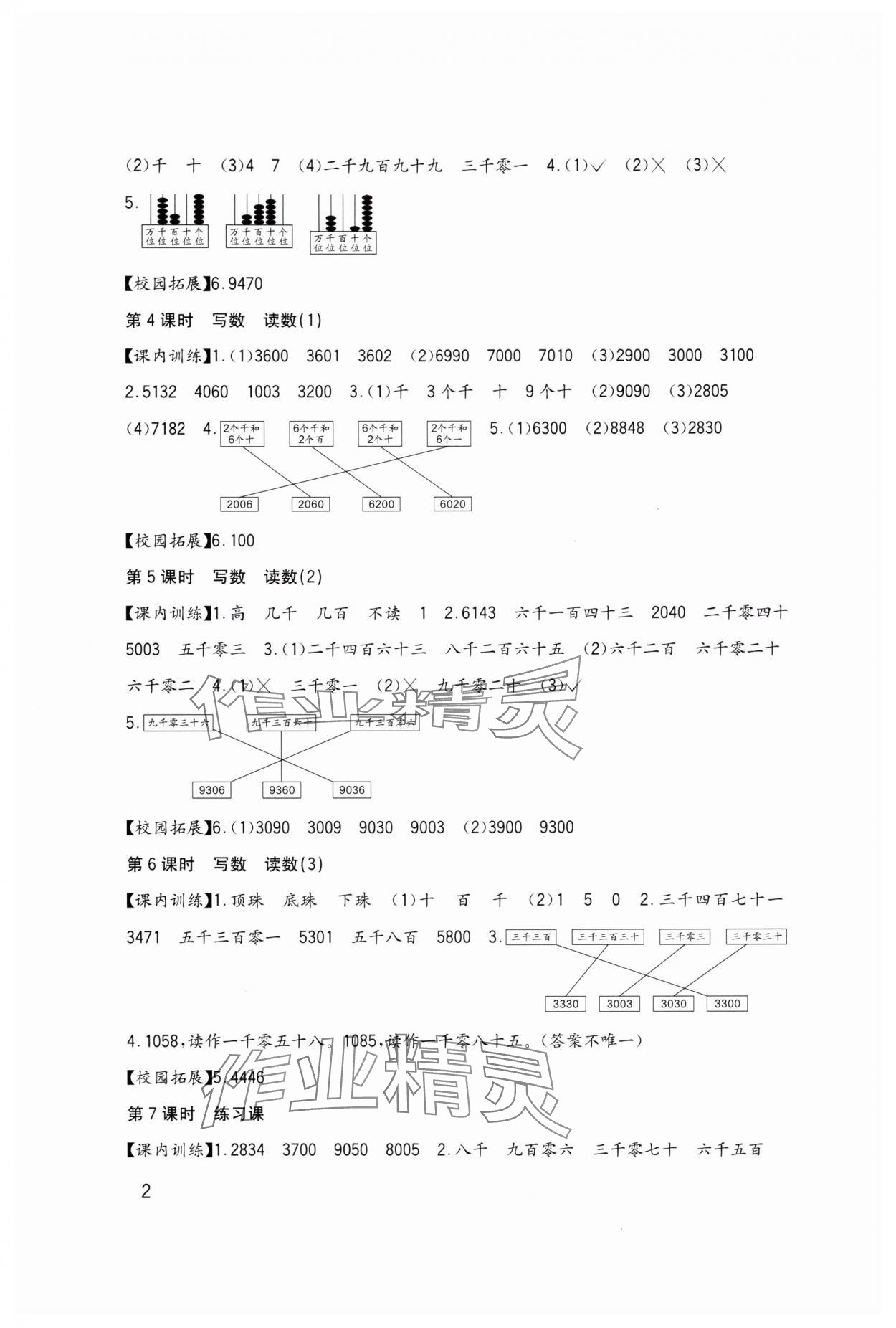 2025年学习实践园地二年级数学下册西师大版 第2页