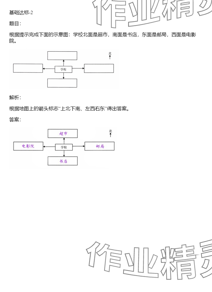 2024年同步实践评价课程基础训练三年级数学下册人教版 参考答案第2页