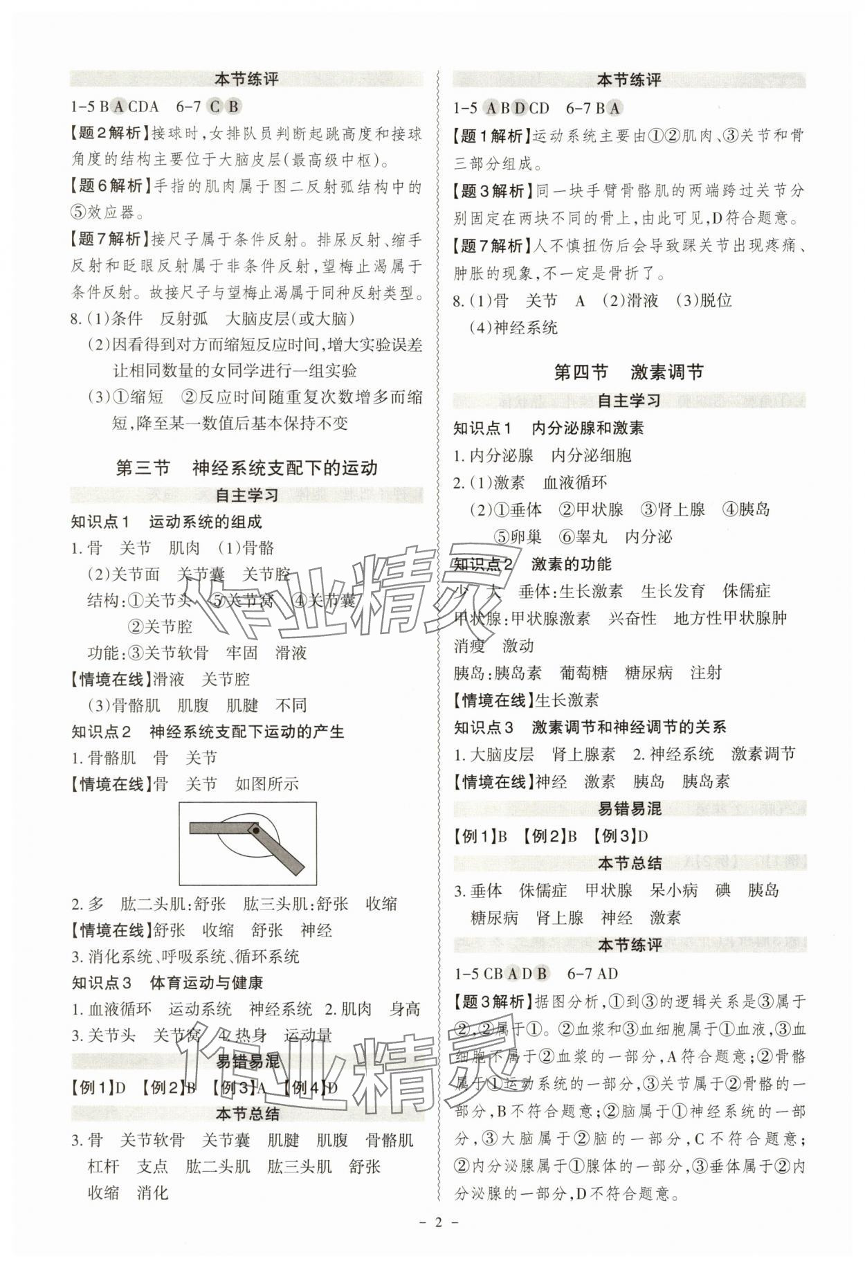 2025年同步冲刺八年级生物全一册人教版 第2页