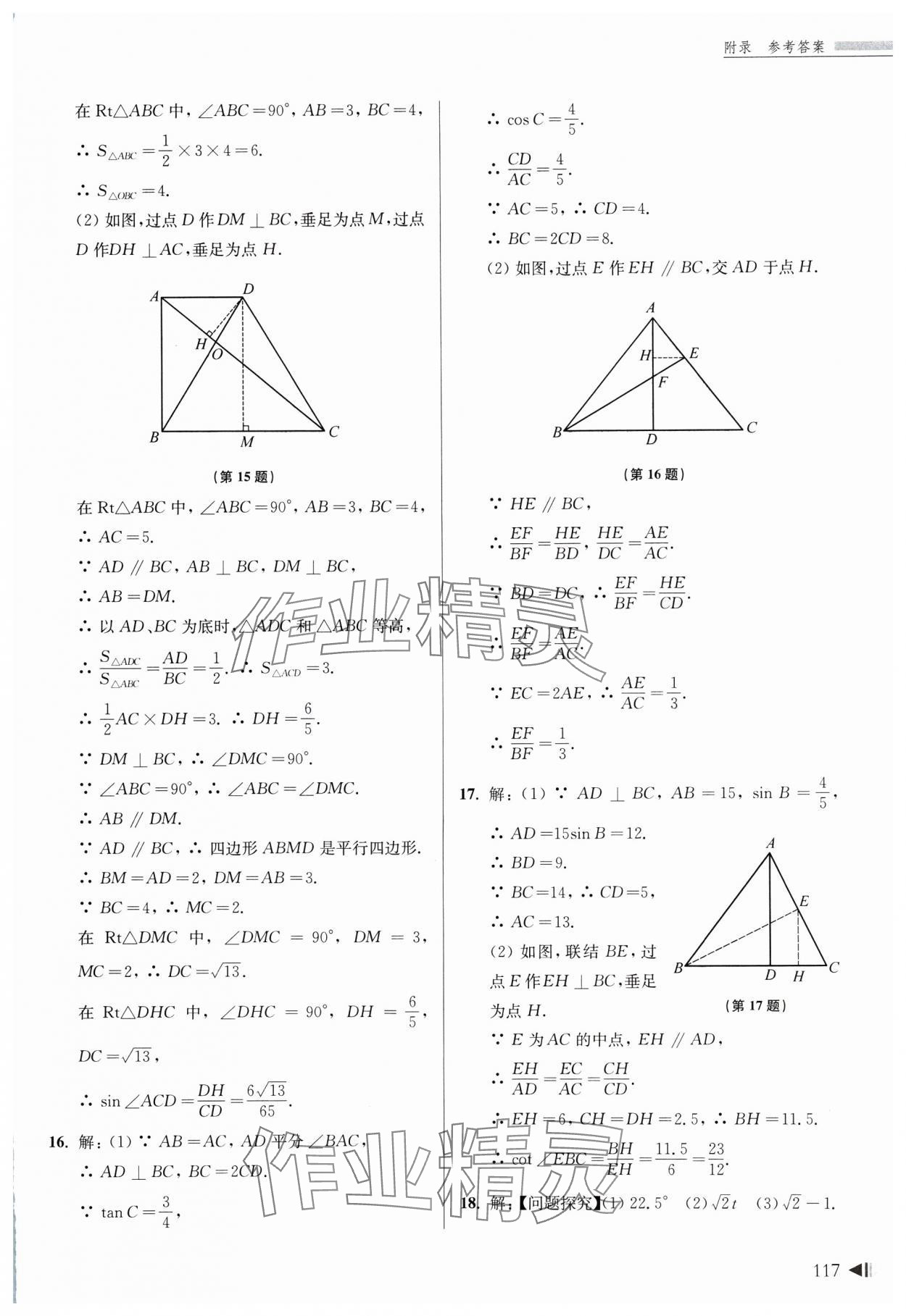 2025年上海新中考試題分類匯編數(shù)學(xué)一模 第11頁