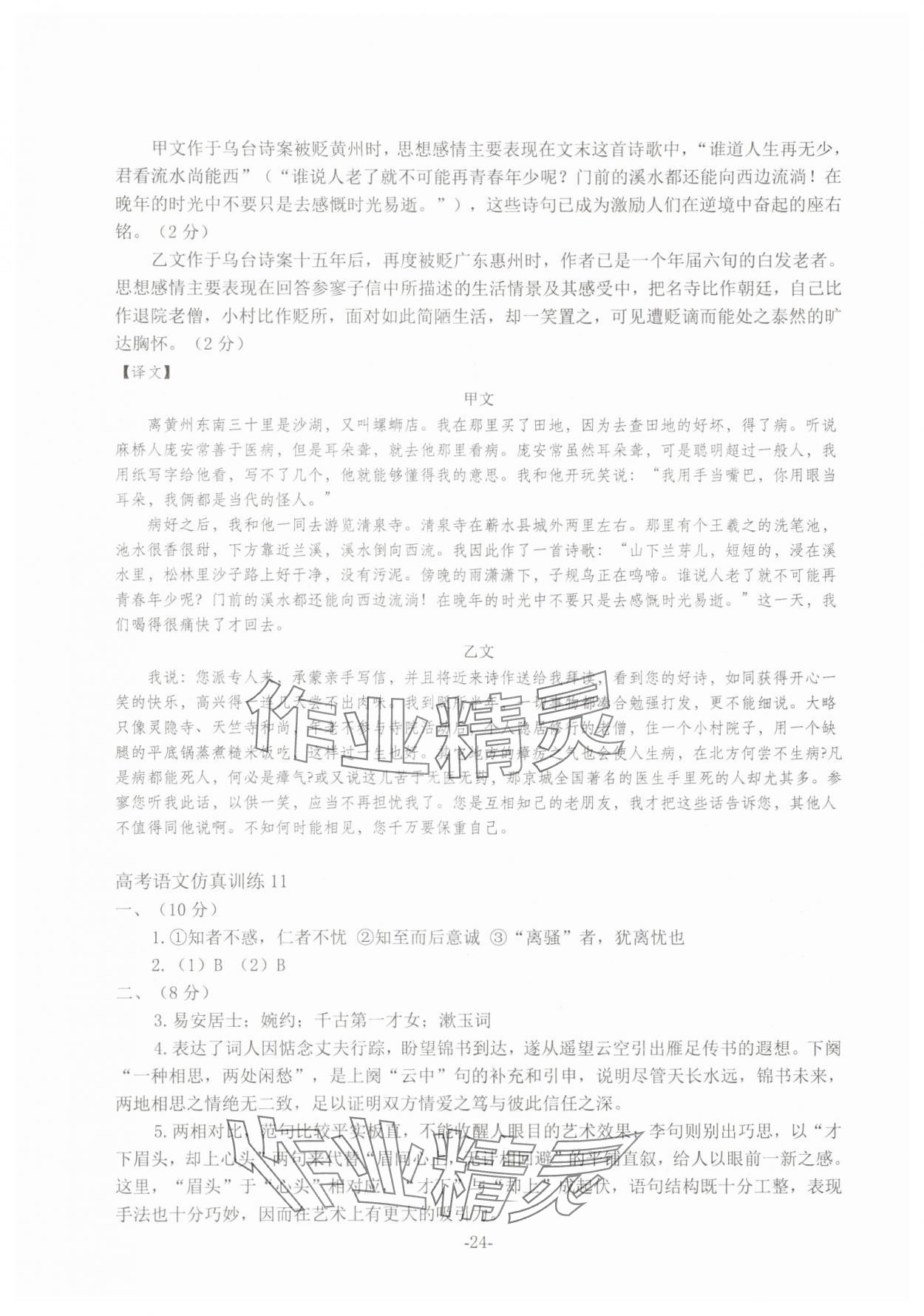 2025年高考語(yǔ)文仿真訓(xùn)練 第24頁(yè)