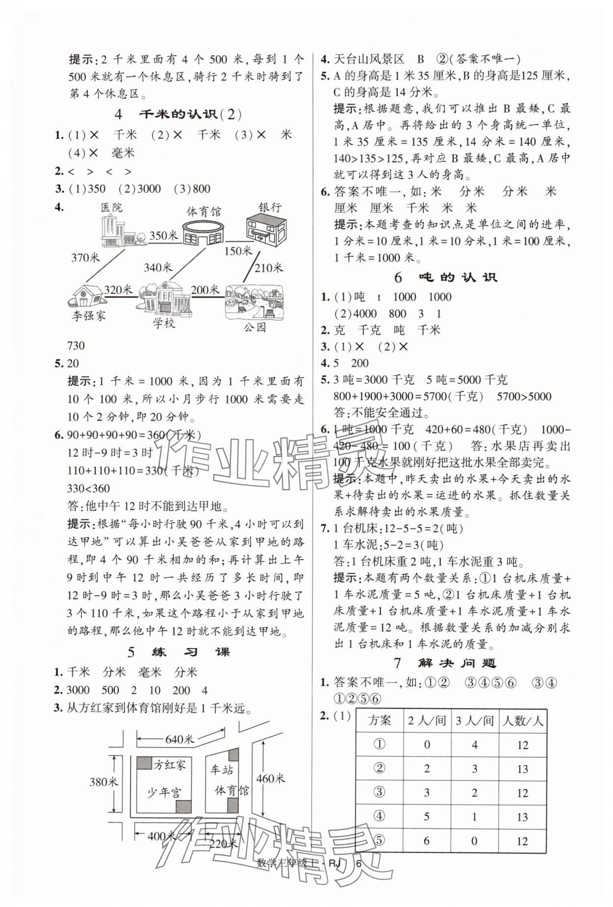 2024年經(jīng)綸學(xué)典提高班三年級(jí)數(shù)學(xué)上冊(cè)人教版 第6頁(yè)