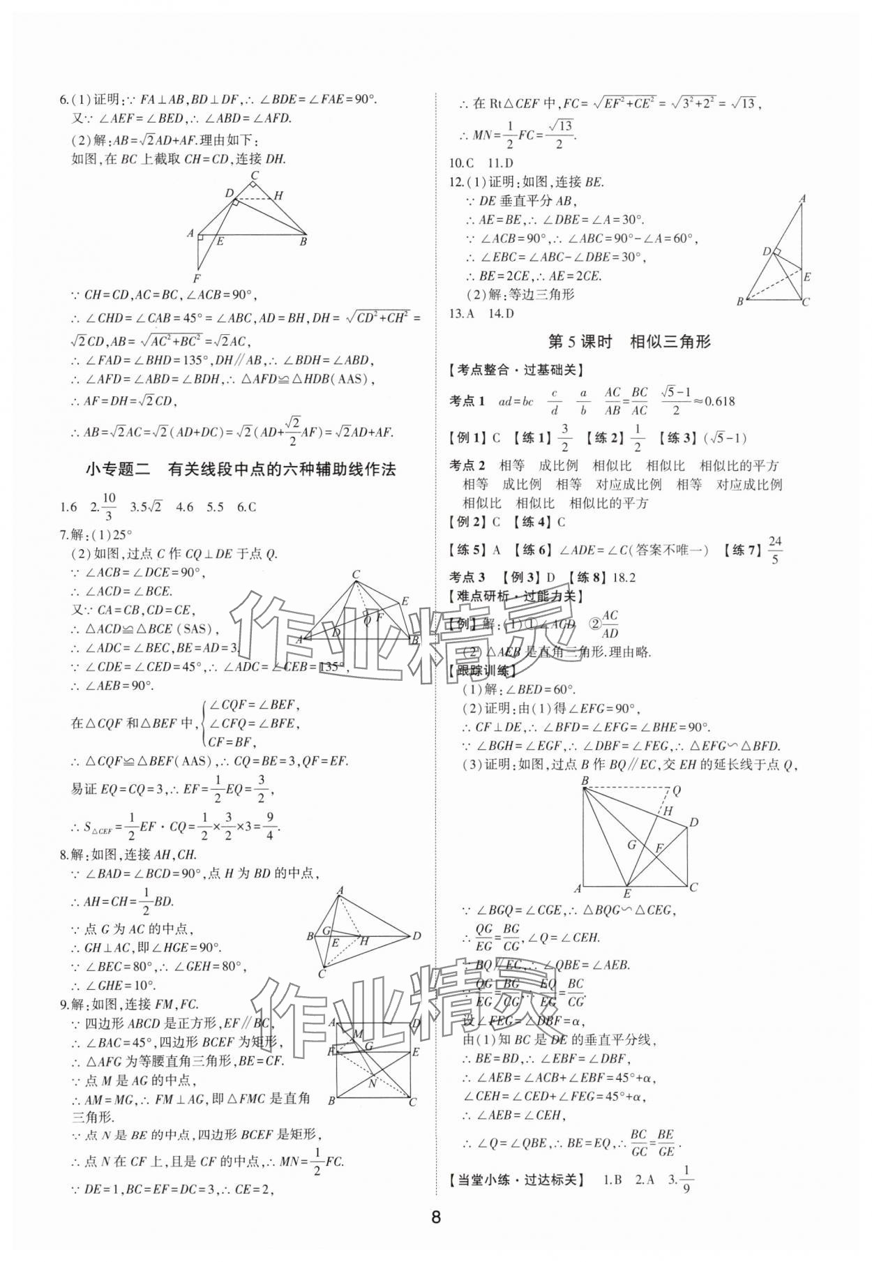 2025年中考狀元數(shù)學(xué)中考山東專版 參考答案第7頁