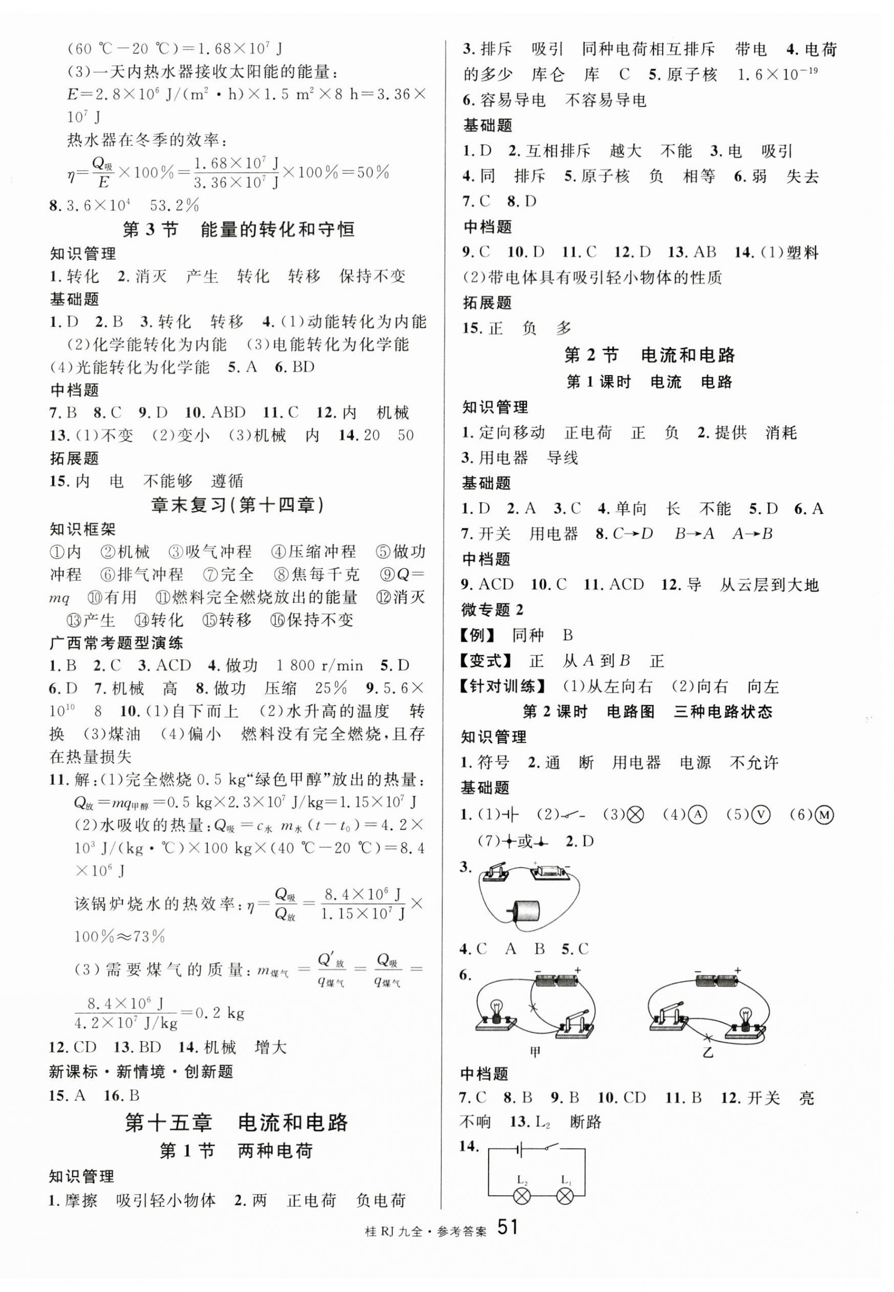 2024年名校課堂九年級(jí)物理全一冊(cè)人教版廣西專版 第3頁