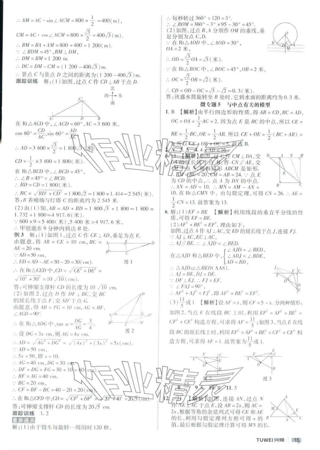2026年突唯中考中考总复习九年级数学全一册通用版河南专版&nbsp;第15页