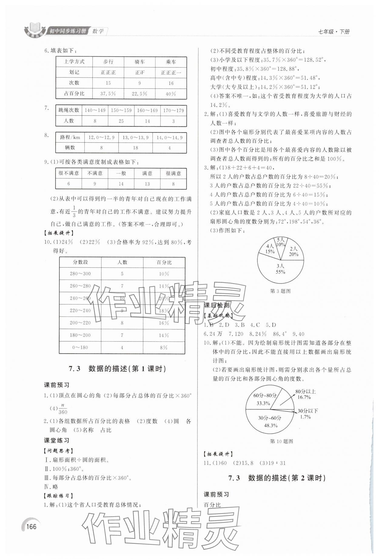 2025年同步練習冊泰山出版社七年級數學下冊青島版 第2頁