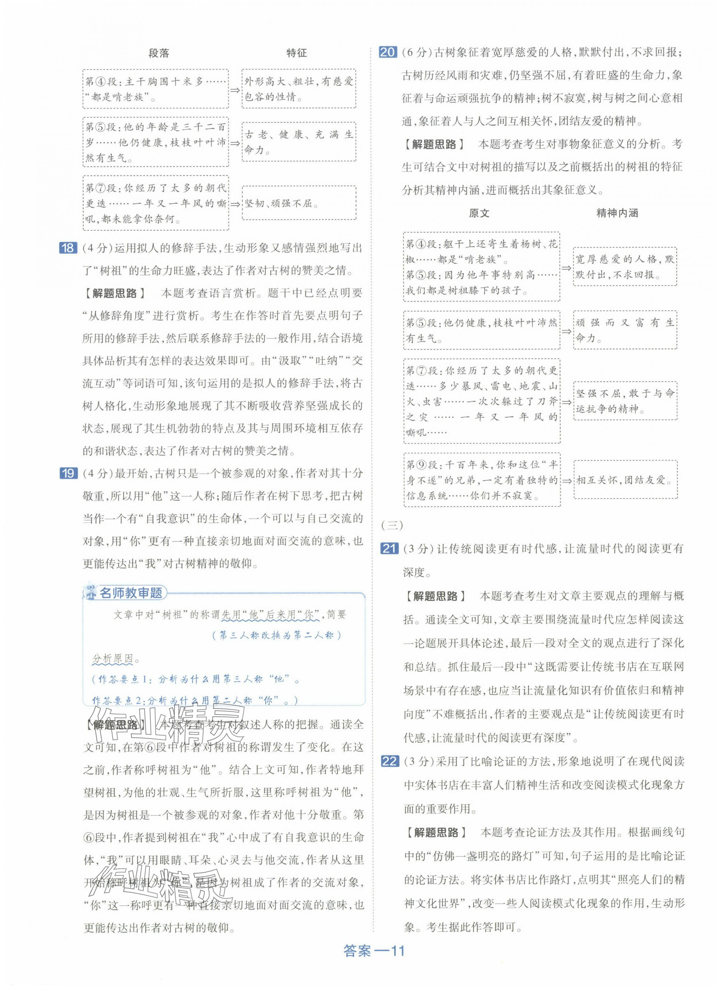 2024年金考卷45套匯編語文新疆專版 第11頁