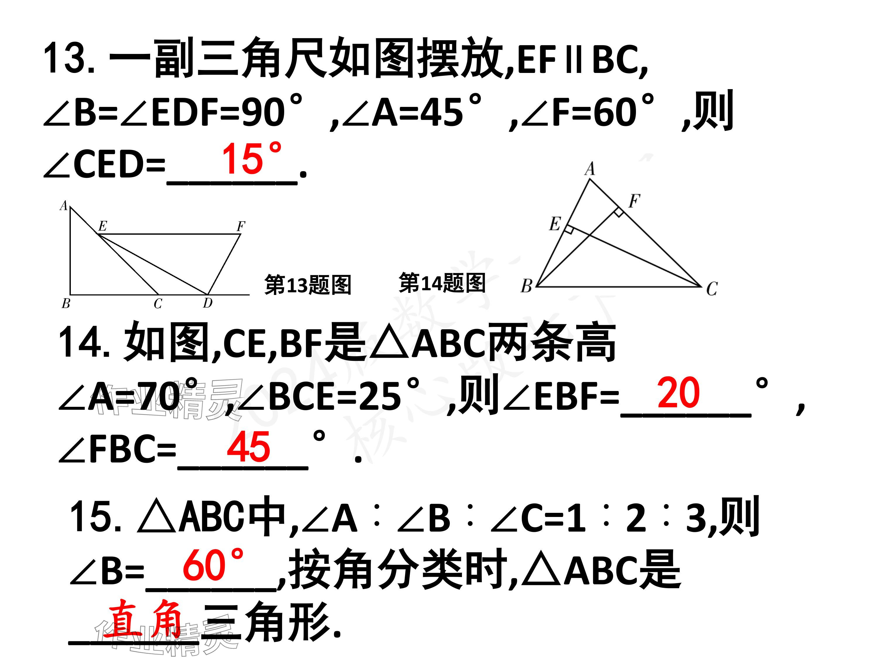 2024年一本通武汉出版社七年级数学下册北师大版 参考答案第10页