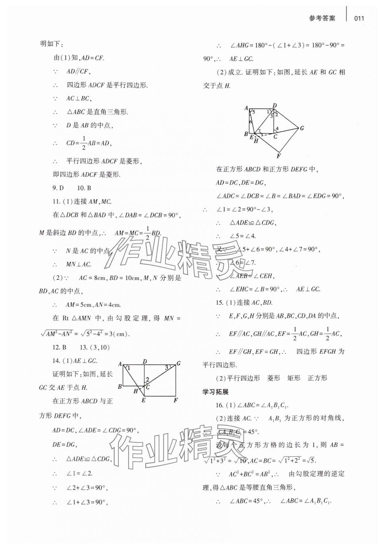 2025年基礎訓練大象出版社九年級數學全一冊北師大版 第11頁