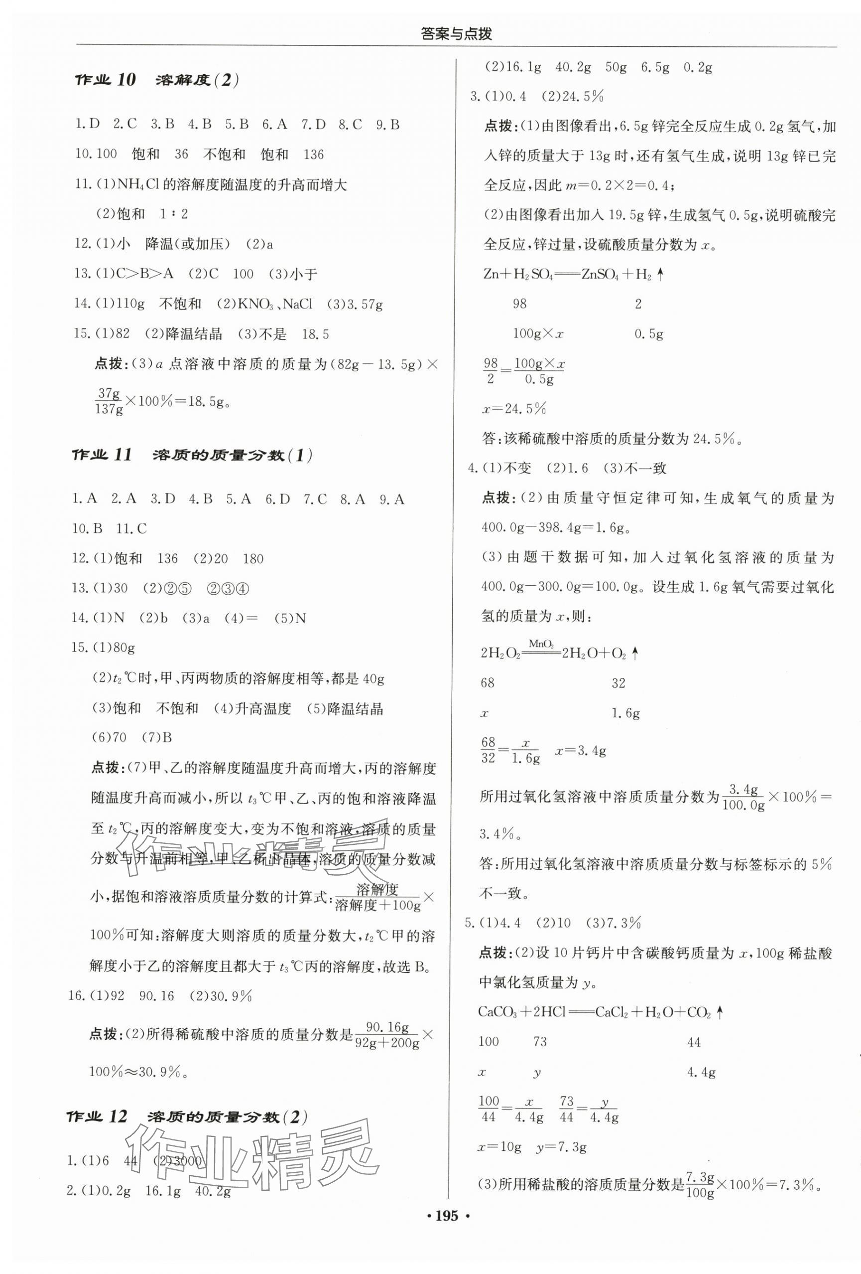 2025年啟東中學作業(yè)本九年級化學下冊人教版蘇北專版 第5頁