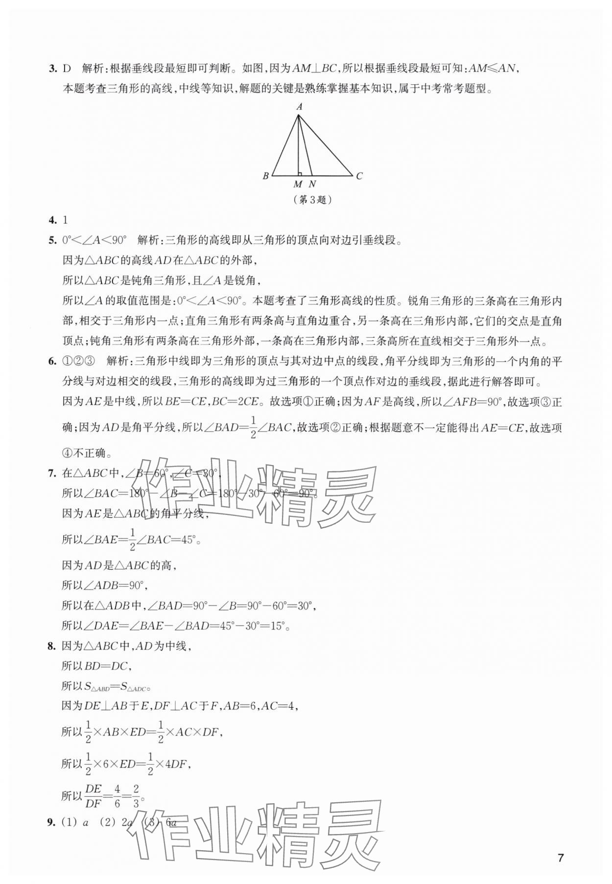 2024年暑假轻松升级浙江教育出版社七年级数学 第7页