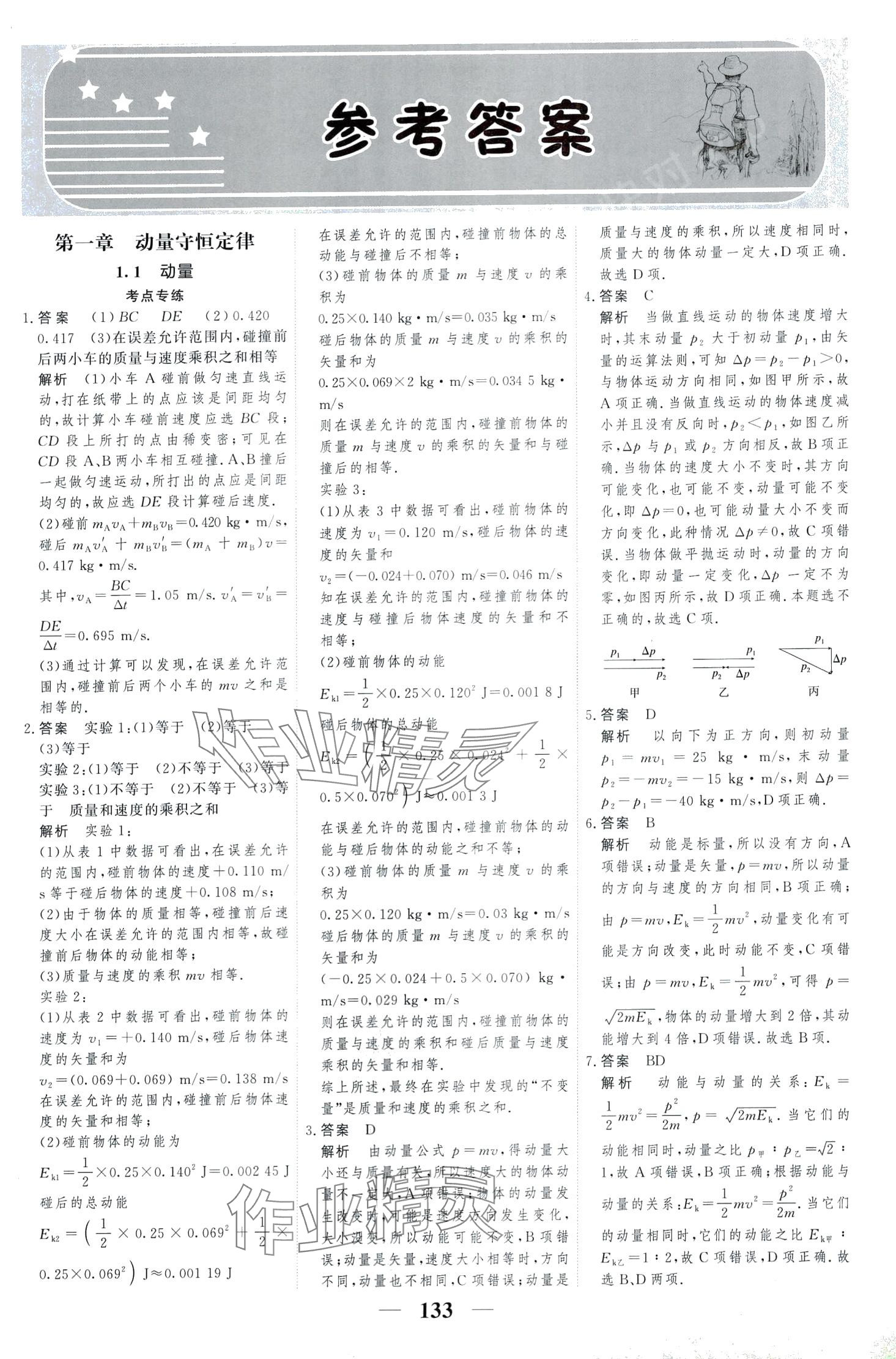 2024年高考調(diào)研一課一練高中物理選擇性必修第一冊 第1頁