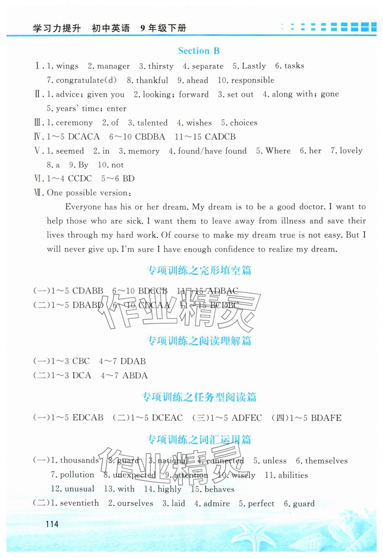 2024年學(xué)習(xí)力提升九年級(jí)英語(yǔ)下冊(cè)人教版 第4頁(yè)