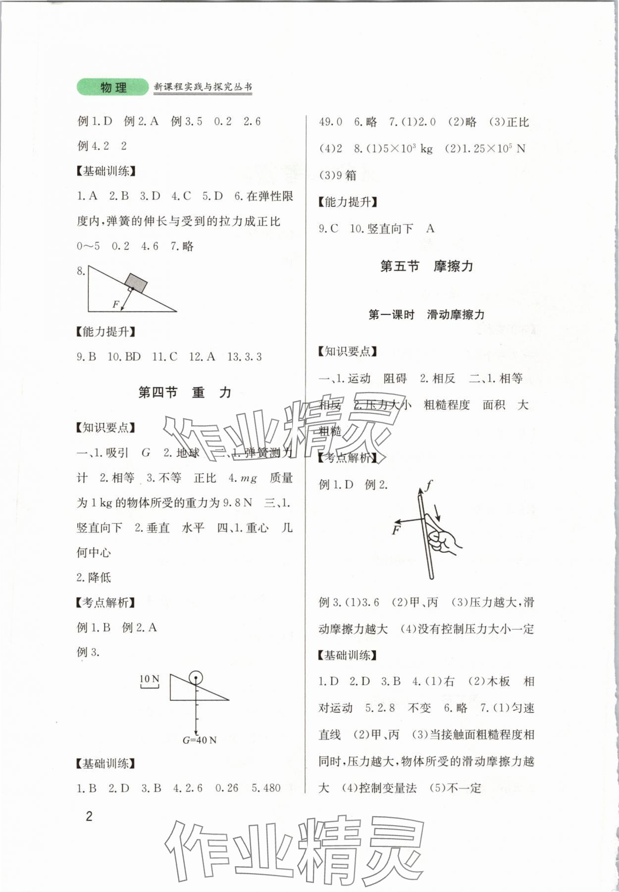 2024年新課程實(shí)踐與探究叢書(shū)八年級(jí)物理下冊(cè)教科版 第2頁(yè)