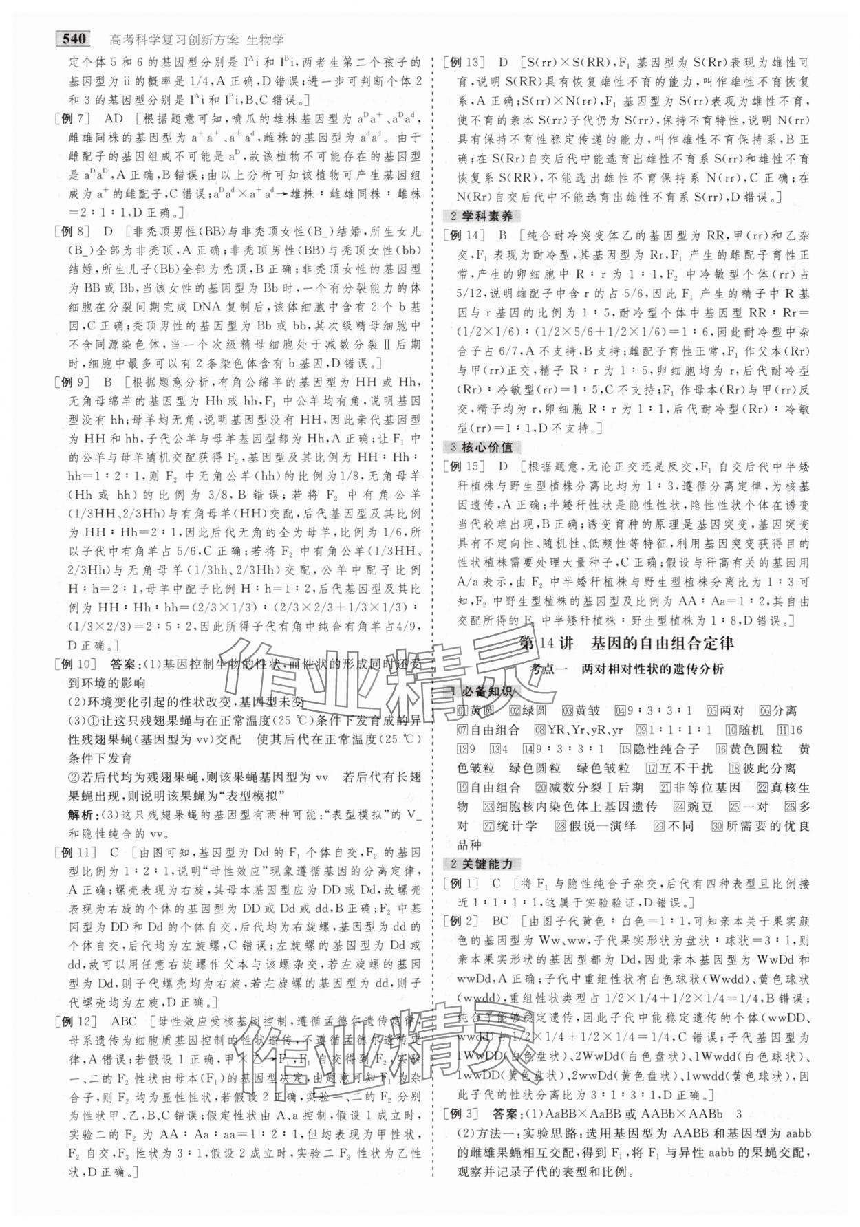 2025年金版教程高考科學(xué)復(fù)習(xí)解決方案生物創(chuàng)新版 第26頁