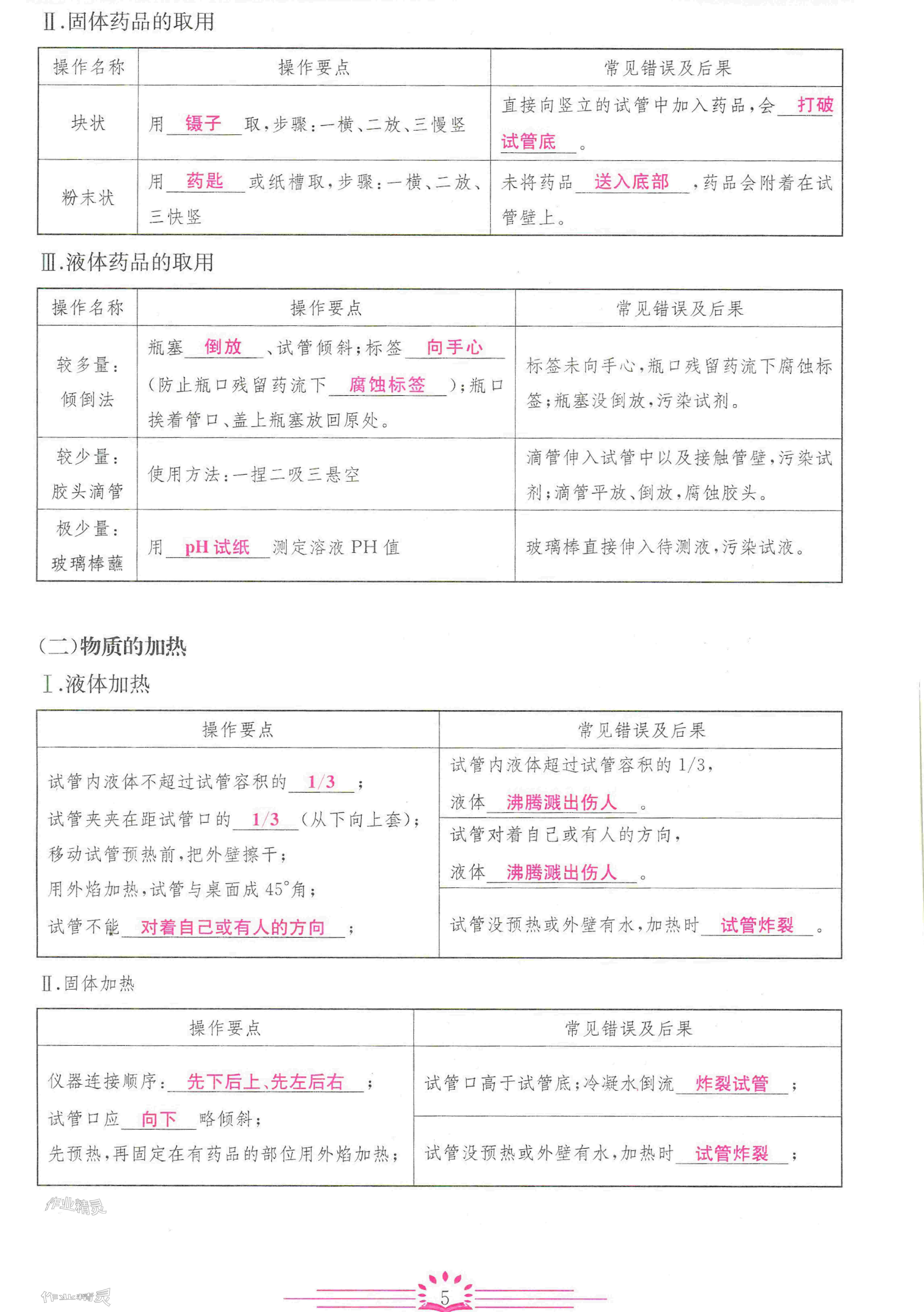 2024年思維新觀察中考化學(xué) 參考答案第17頁