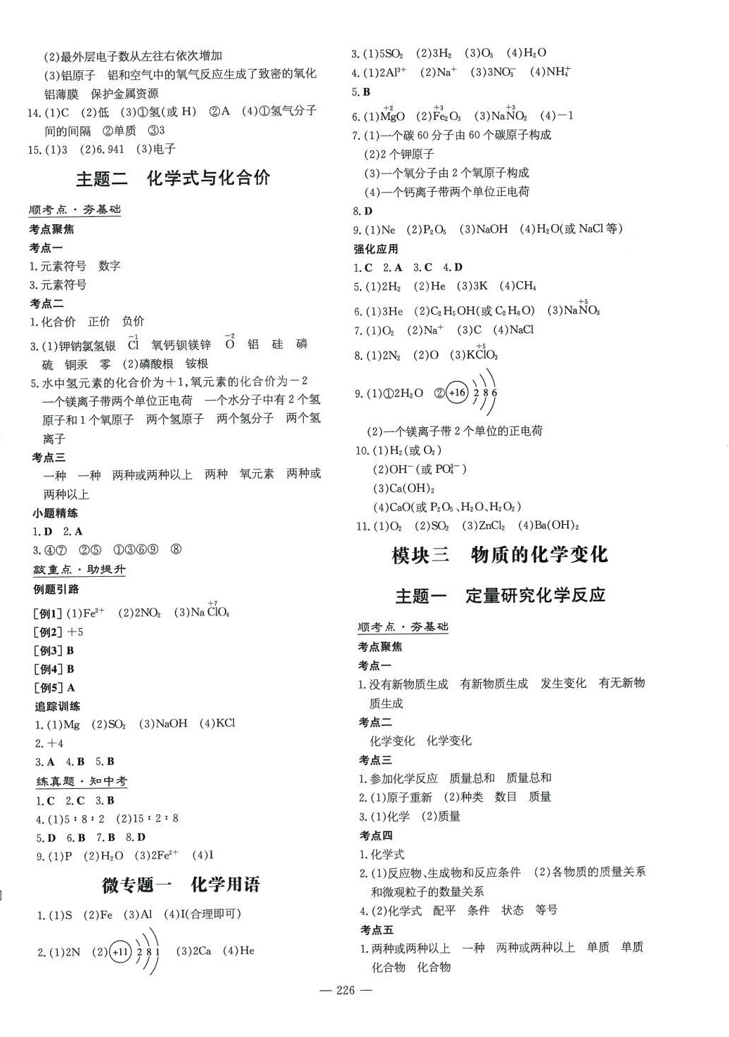 2024年初中总复习练案化学山东专版 第2页