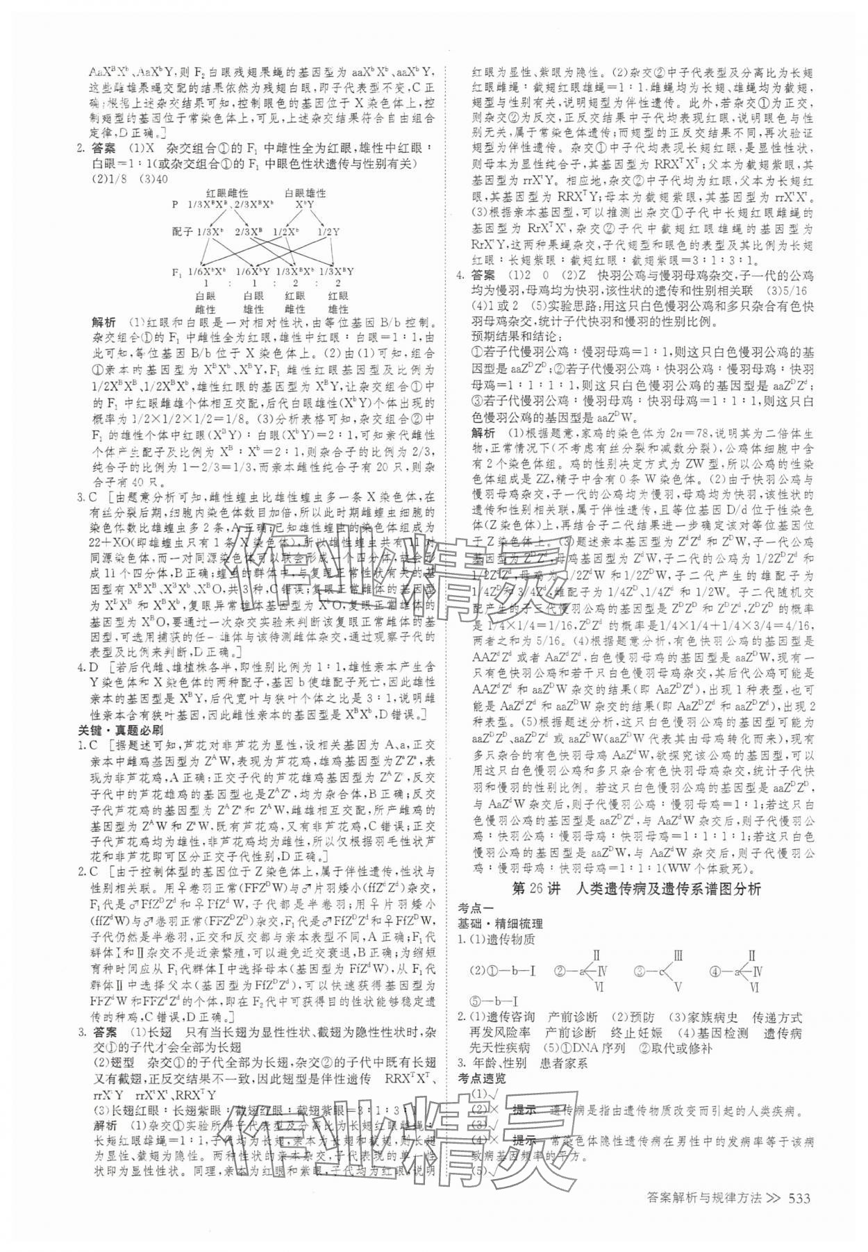 2025年創(chuàng)新設(shè)計(jì)高考總復(fù)習(xí)生物 參考答案第29頁(yè)