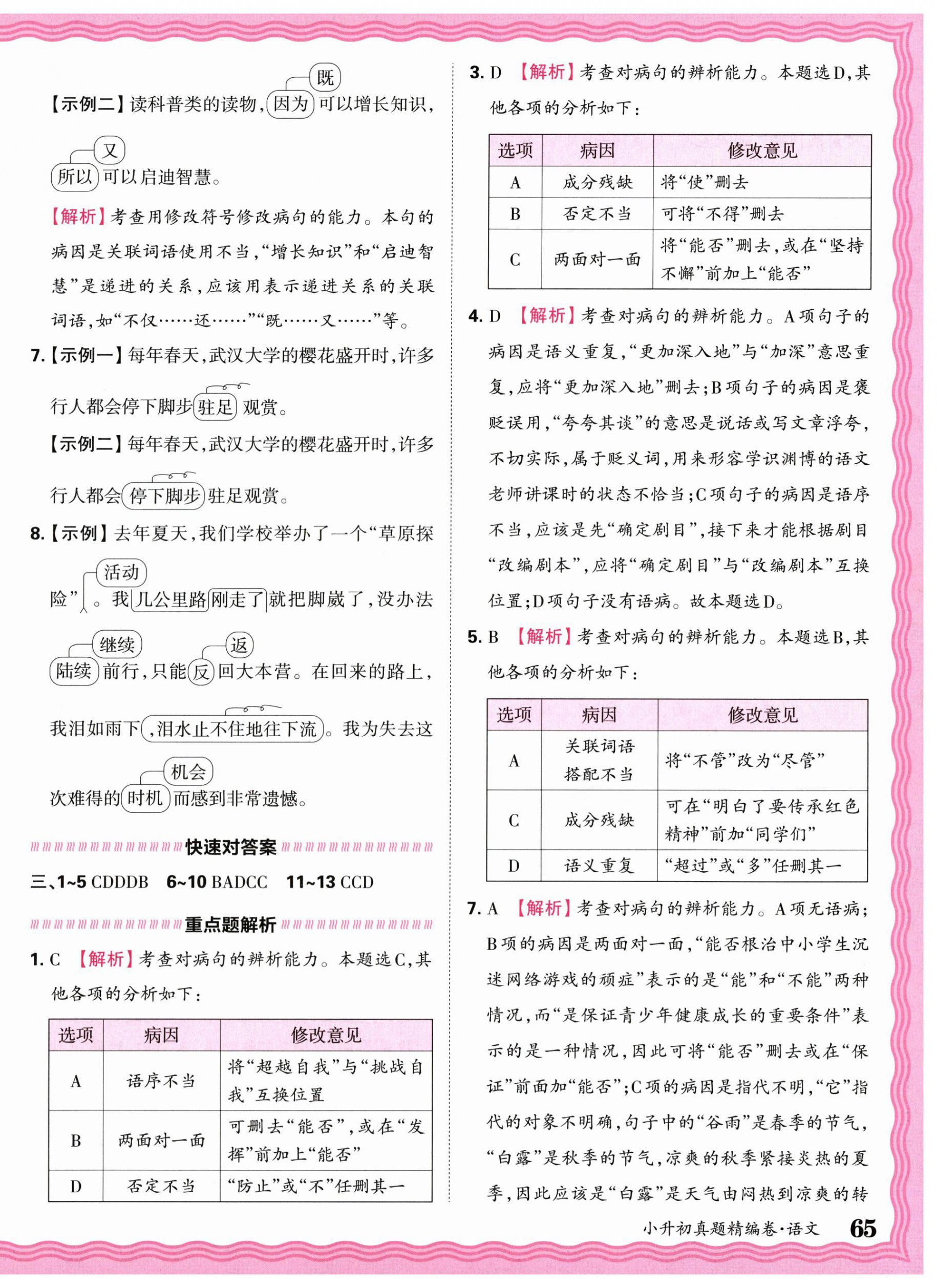 2025年小升初重點(diǎn)校各地真題精編卷語文 第14頁