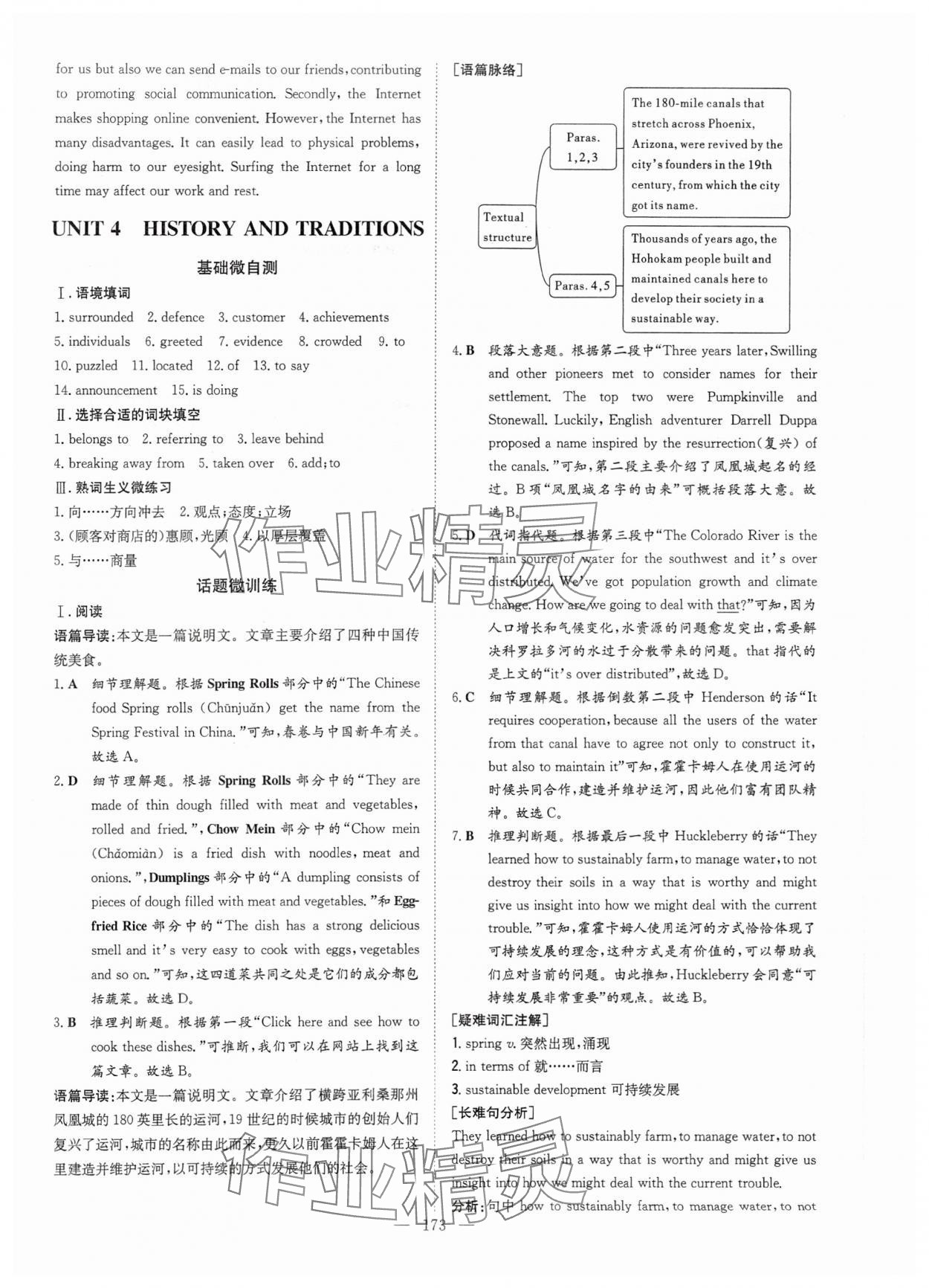 2024年高中總復(fù)習微點小練習高中英語 參考答案第15頁