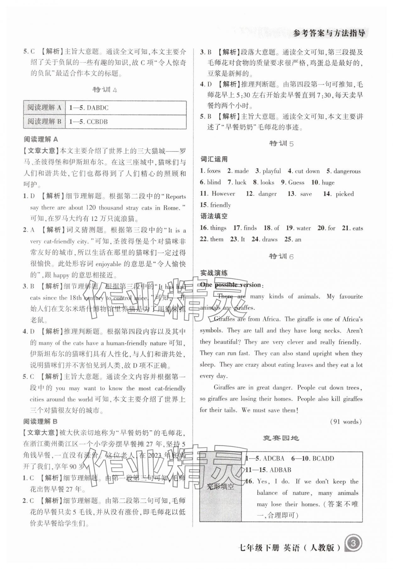 2025年勵(lì)耘新培優(yōu)七年級(jí)英語下冊(cè)人教版 第3頁
