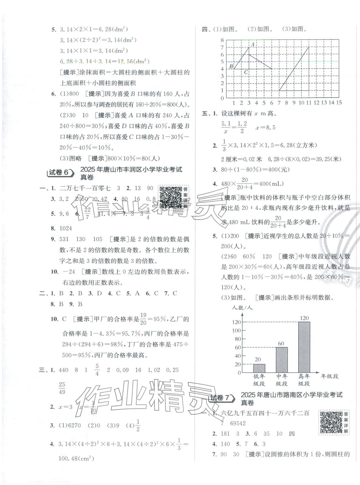2026年小學畢業升學考試試卷精選六年級數學&nbsp;第5頁