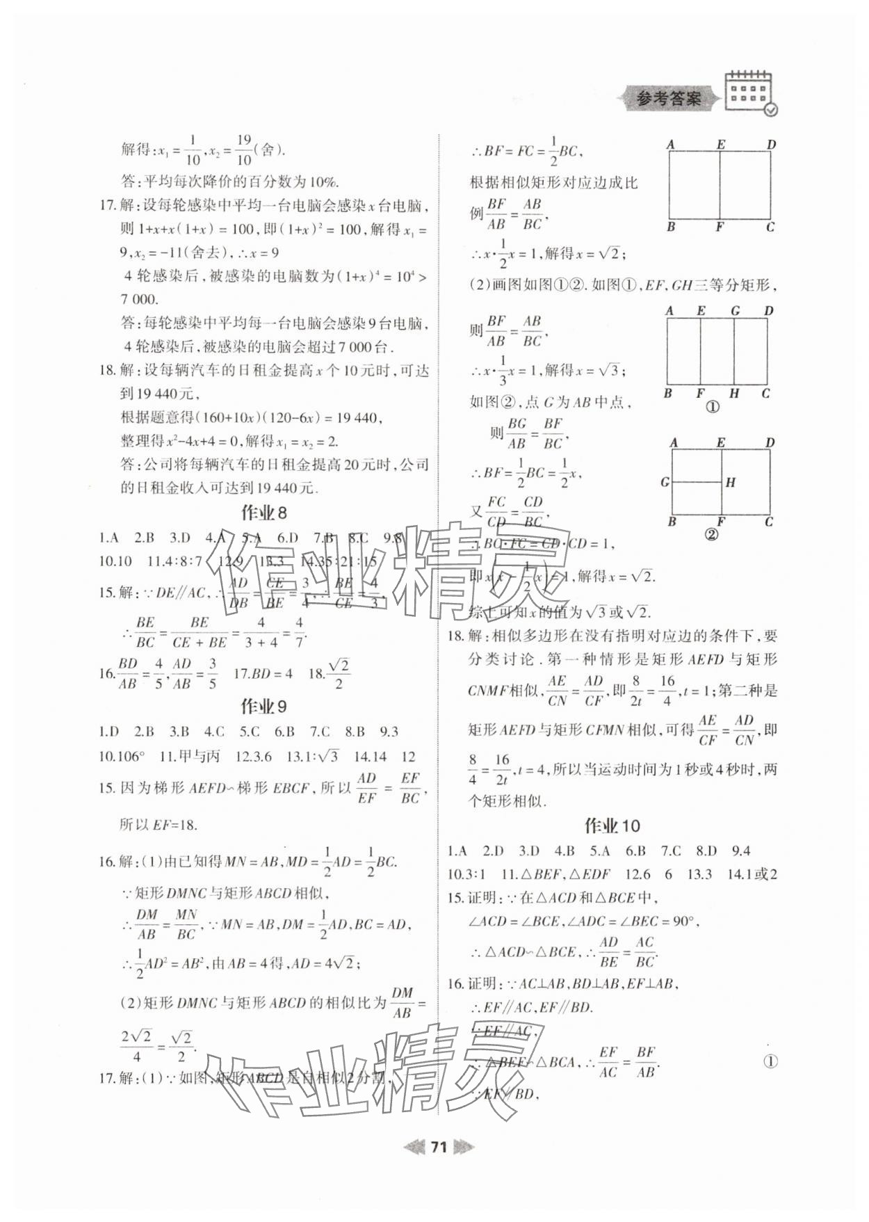 2025年寒假作業(yè)蘭州大學出版社九年級數(shù)學華師大版 第3頁