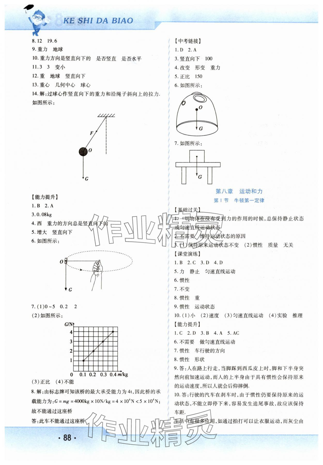 2024年精析巧练八年级物理下册人教版 第2页