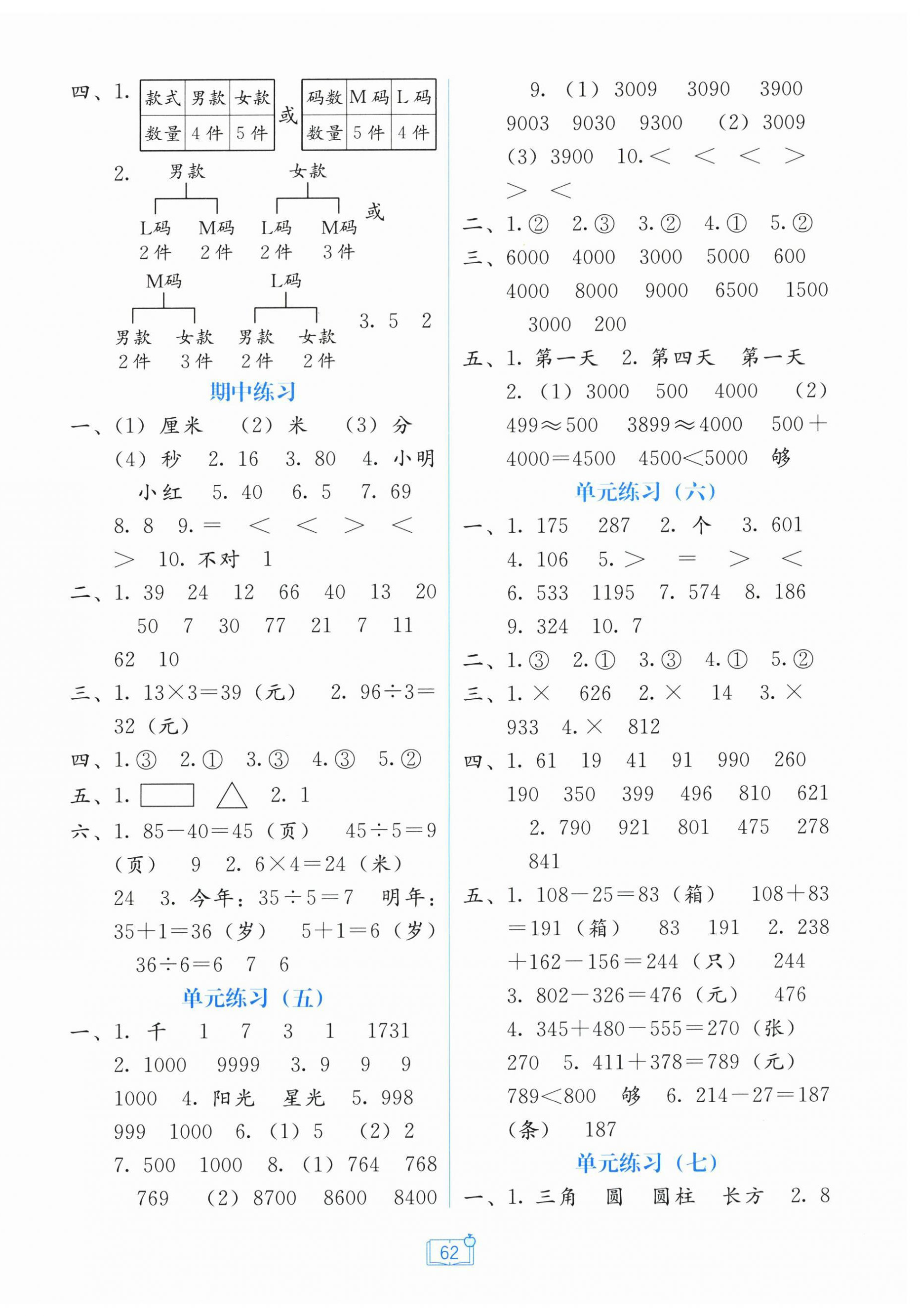 2026年自主学习能力测评单元测试二年级数学下册苏教版&nbsp;第2页