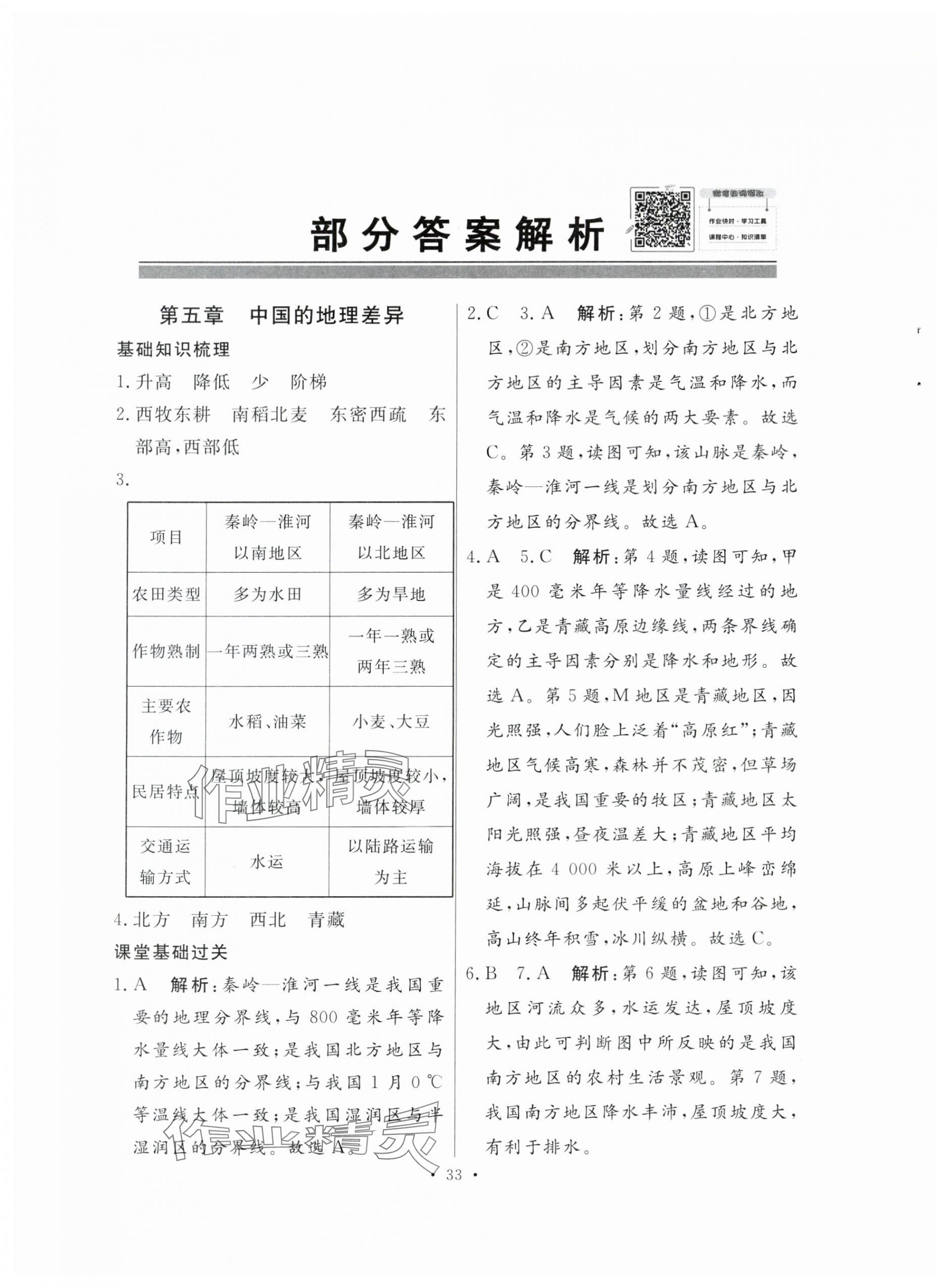 2024年同步导学与优化训练八年级地理下册人教版 第1页