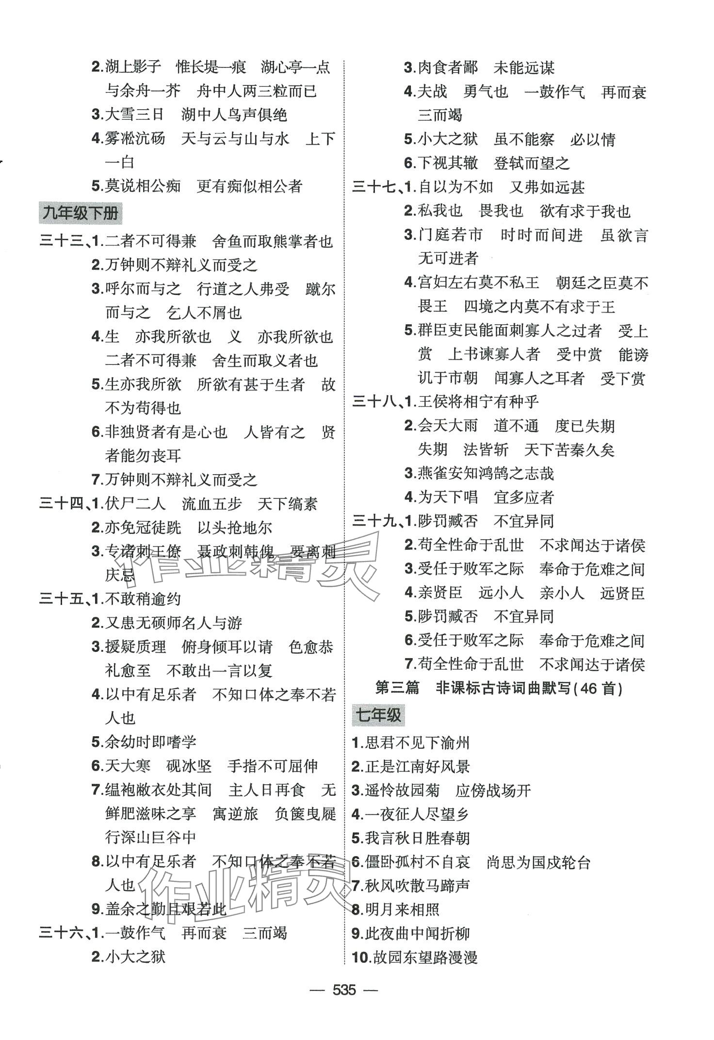 2024年創(chuàng)新A+中考總復(fù)習(xí)語文廣東專版 第7頁