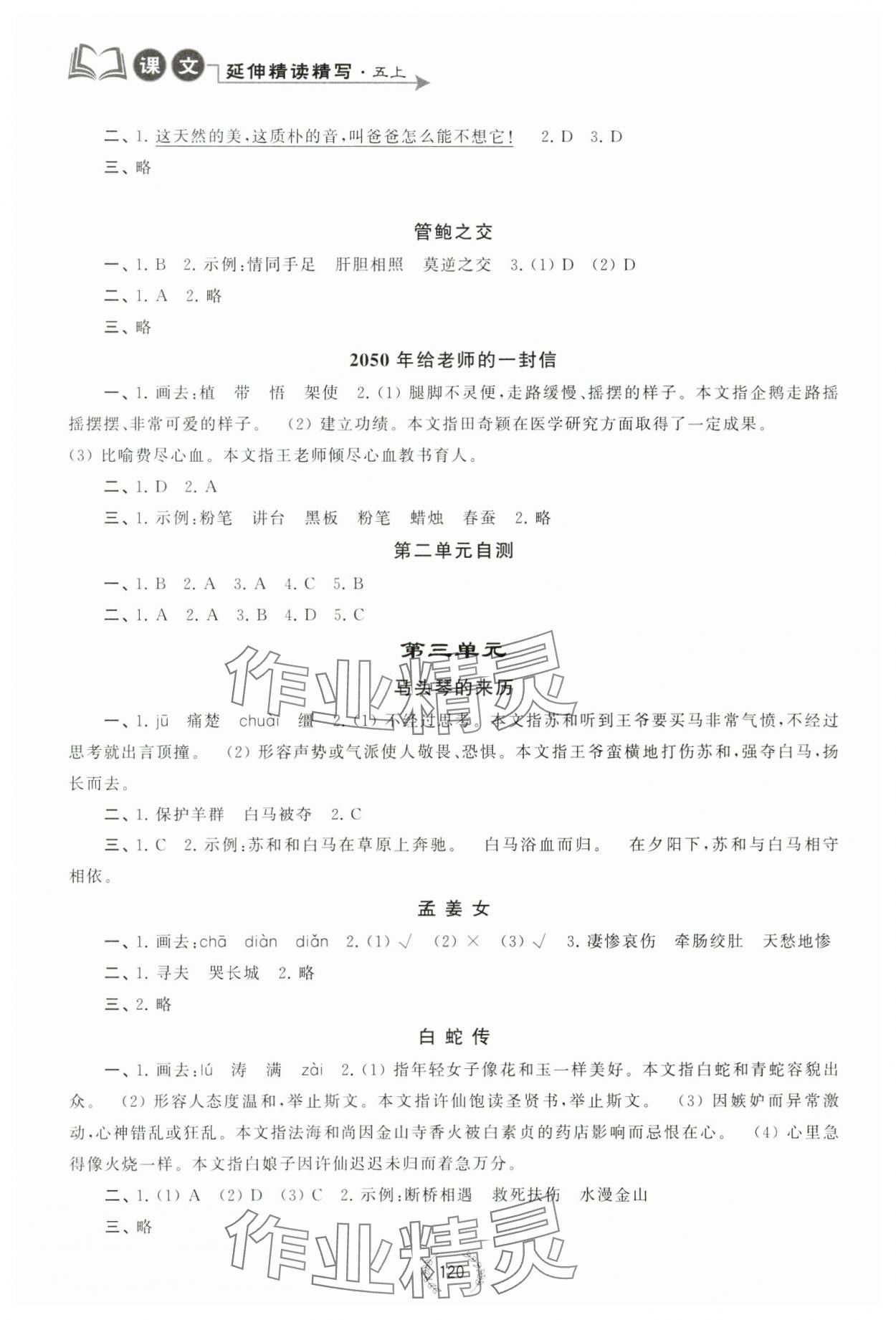 2024年读写大讲堂五年级语文上册人教版 第2页