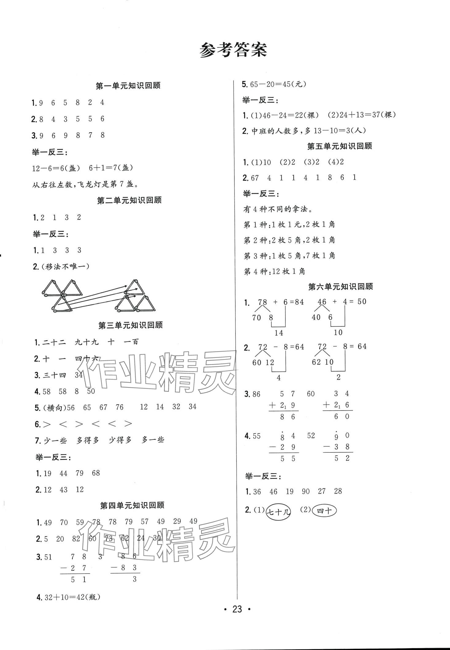 2024年全頻道課時作業(yè)一年級數(shù)學(xué)下冊蘇教版 第1頁