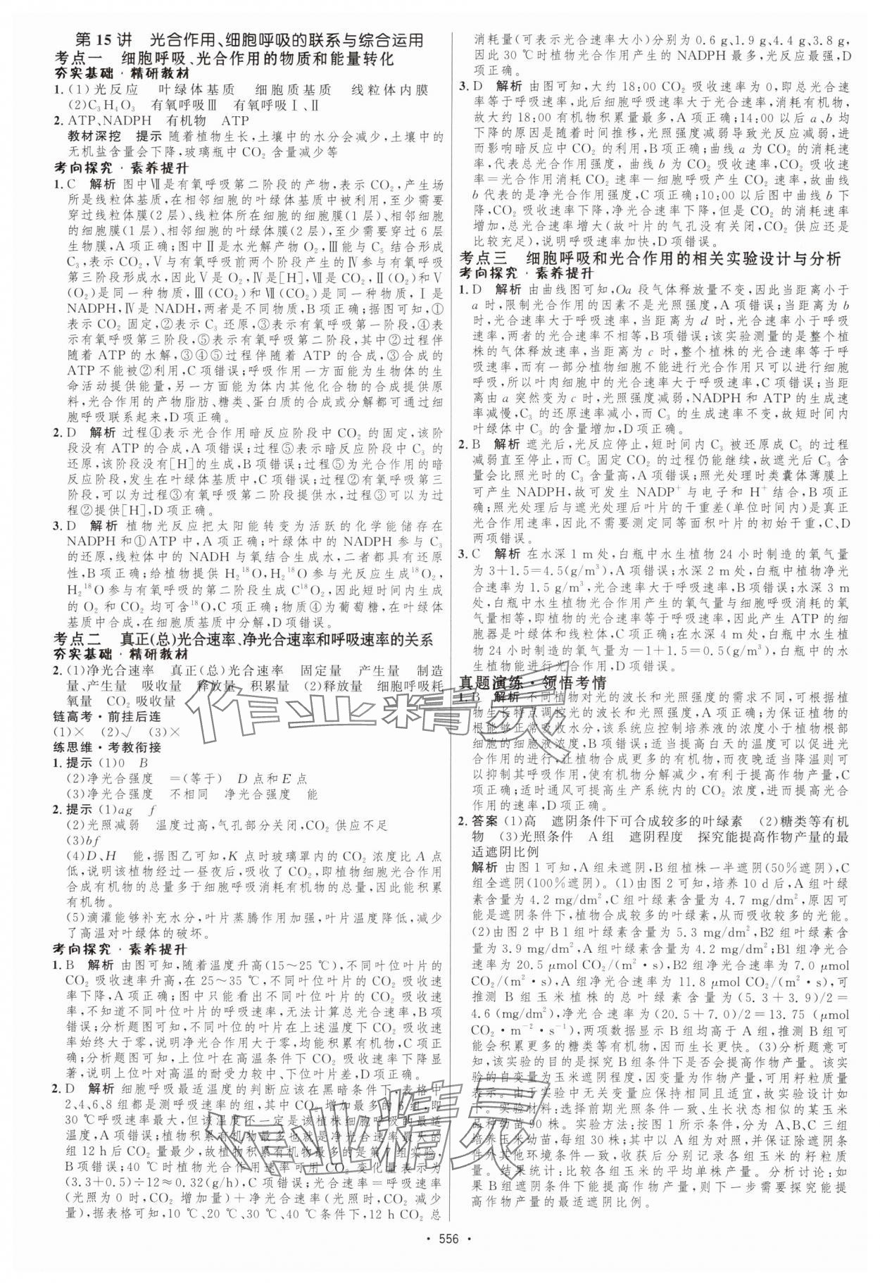 2025年高考總復(fù)習(xí)優(yōu)化設(shè)計高中生物人教版 第14頁