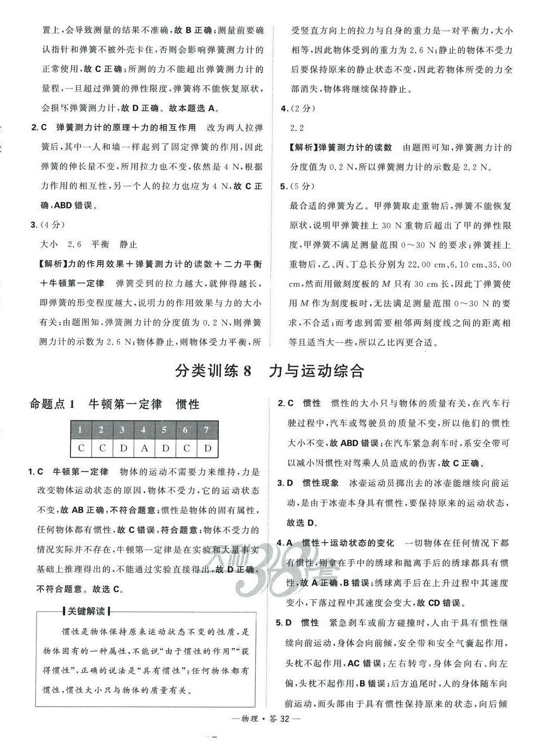 2024年天利38套中考試題分類物理山東專版 第32頁