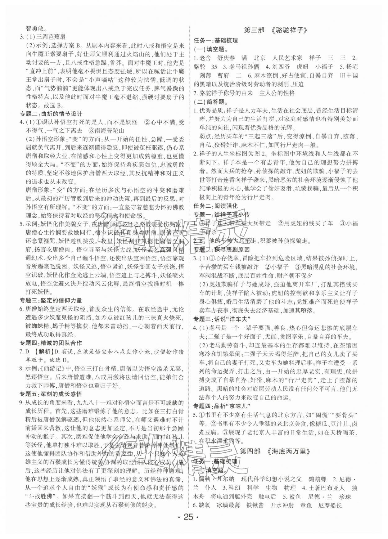 2026年语文总复习深圳专版&nbsp;第25页