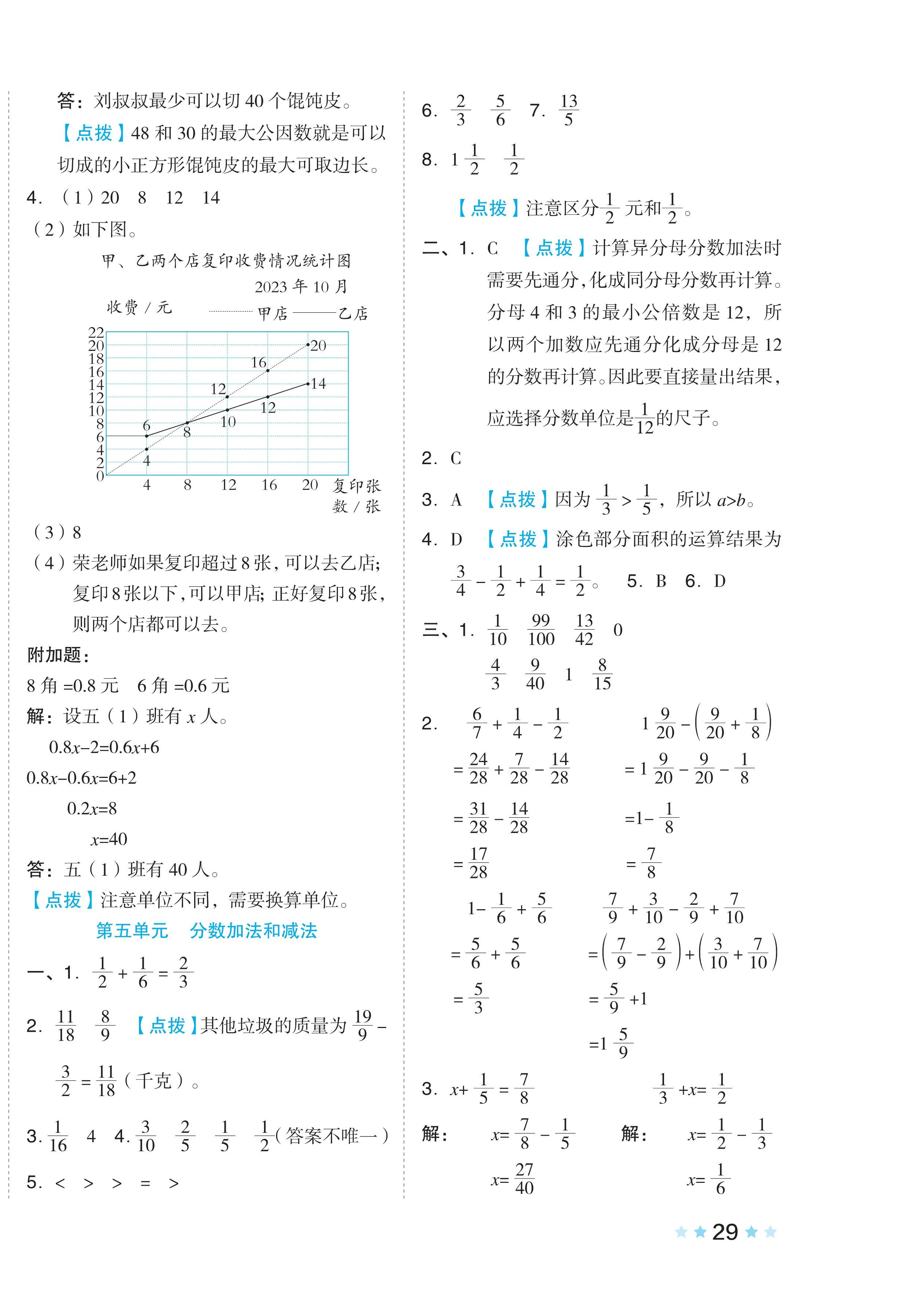 2024年好卷五年级数学下册苏教版 第6页