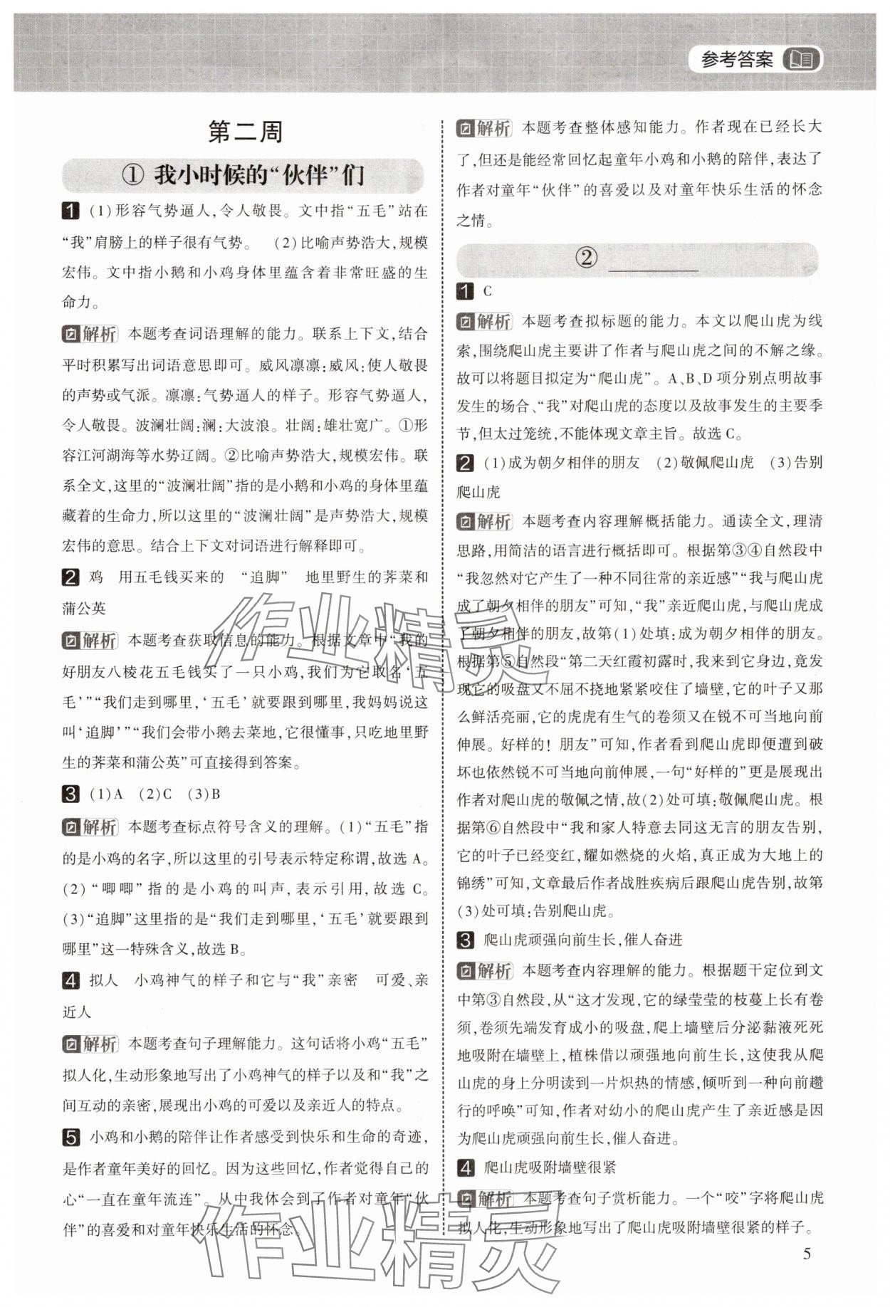 2025年學(xué)霸的暑假閱讀集訓(xùn)四年級(jí)語(yǔ)文 第5頁(yè)