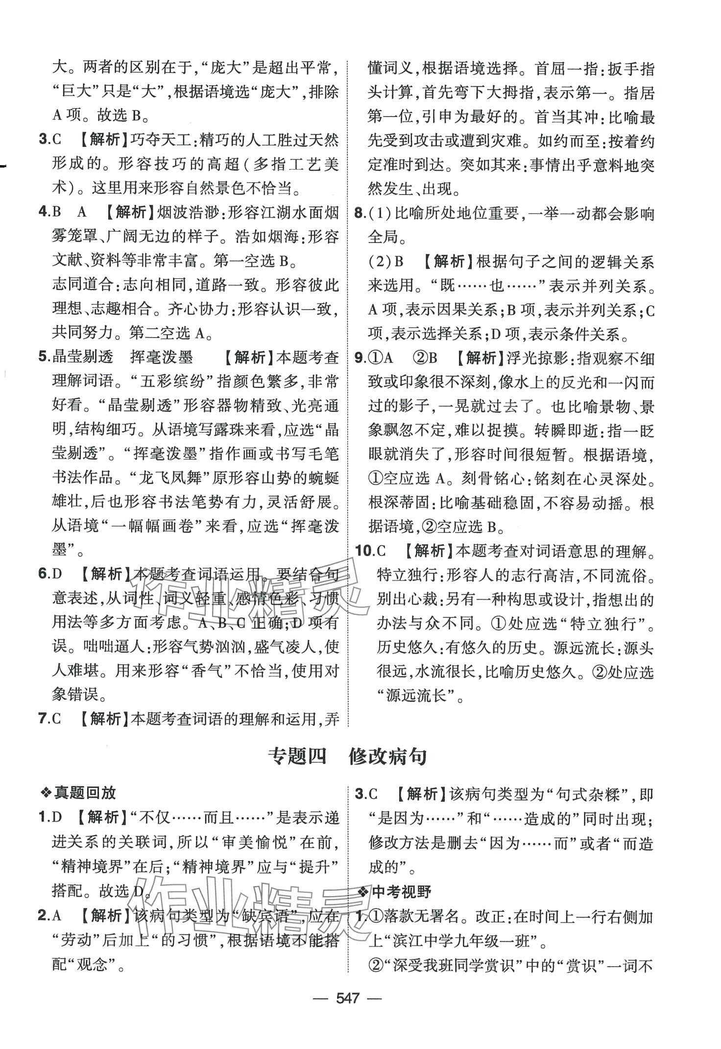 2024年創(chuàng)新A+中考總復(fù)習(xí)語(yǔ)文廣東專版 第19頁(yè)