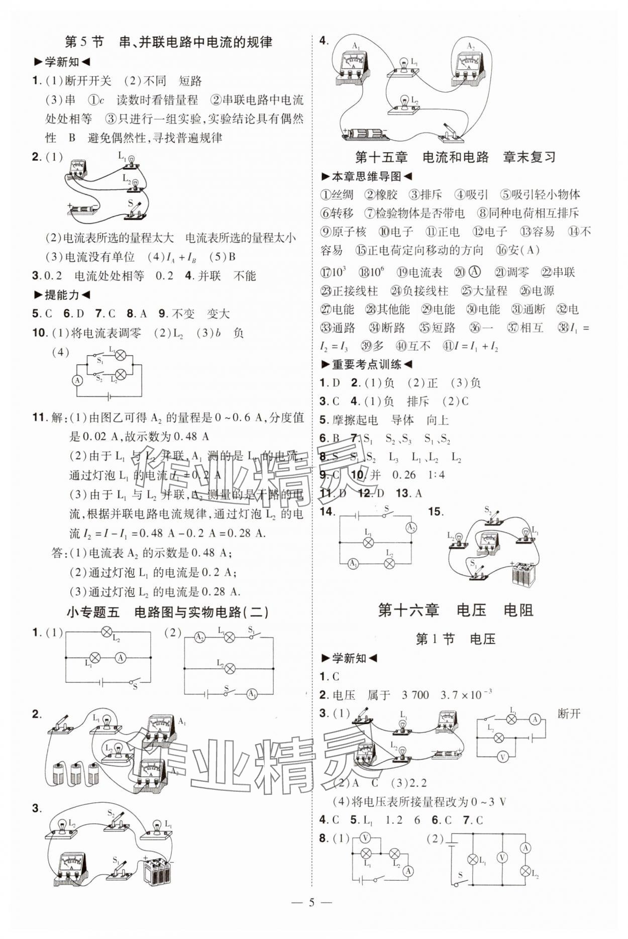 2024年同步?jīng)_刺九年級(jí)物理全一冊(cè)人教版 第5頁