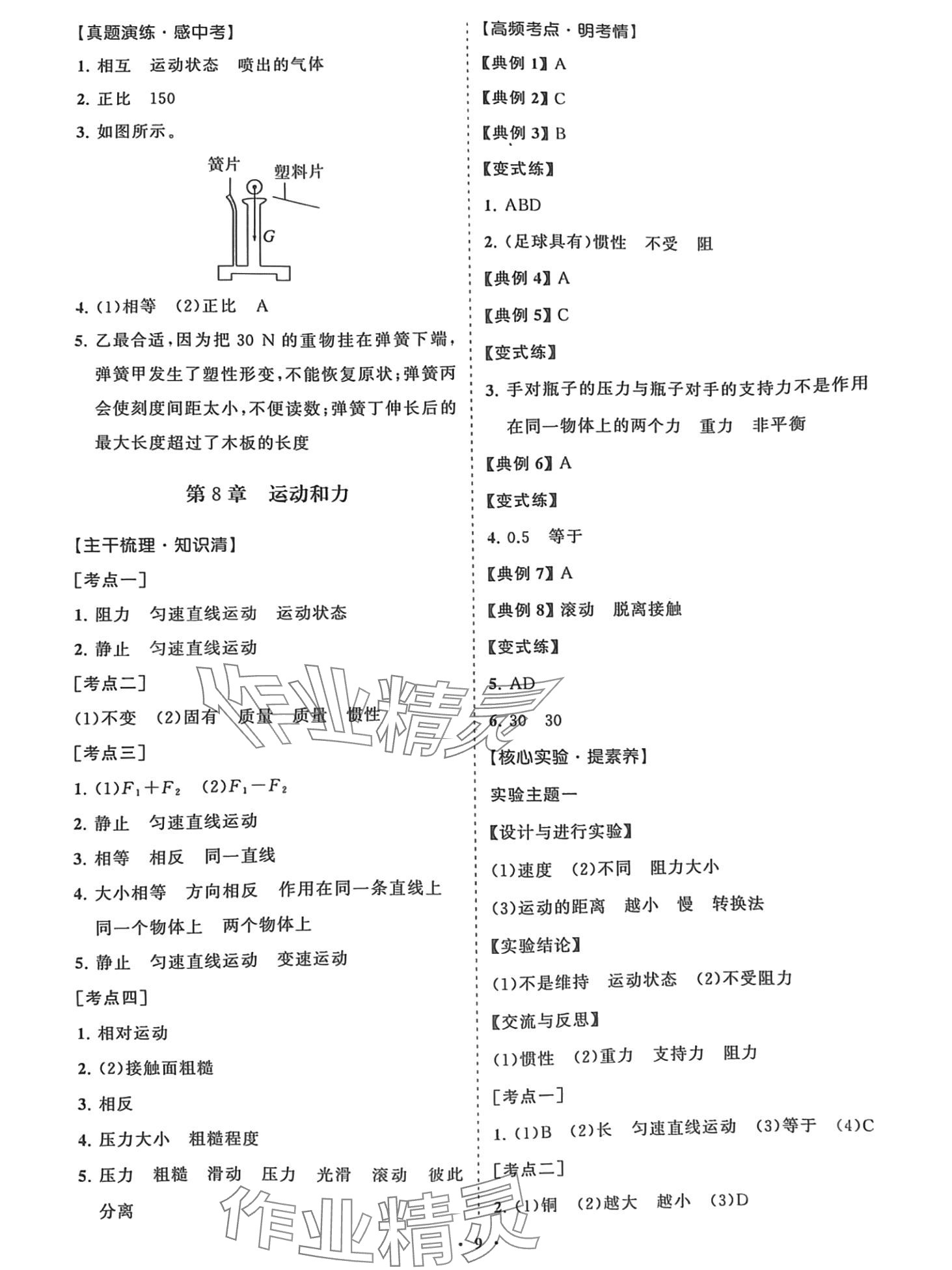 2024年初中總復(fù)習(xí)山東畫報出版社物理 第9頁