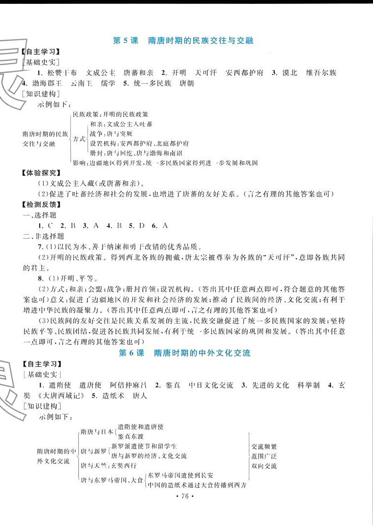2025年新課程實踐與探究叢書七年級歷史下冊人教版河南專版 第4頁