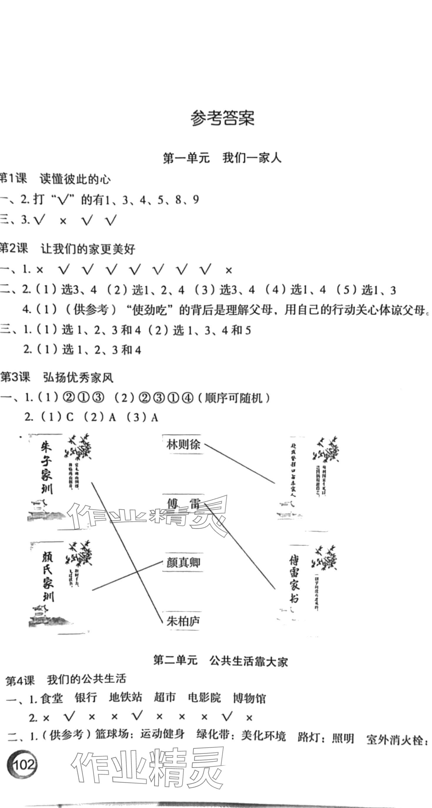 2024年練習與測試五年級道德與法治下冊人教版 第1頁