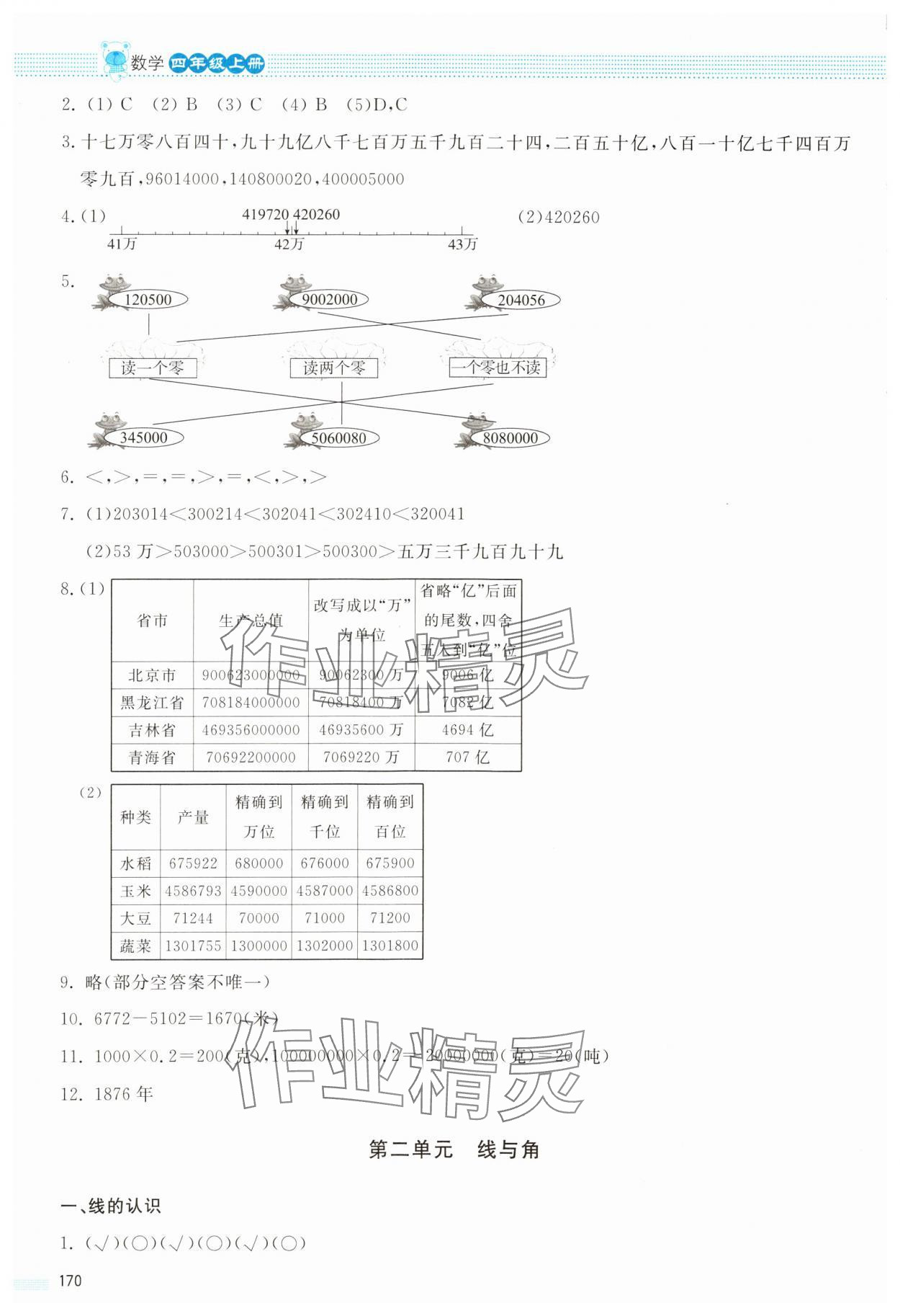 2023年課堂精練四年級數(shù)學(xué)上冊北師大版大慶專版 第6頁