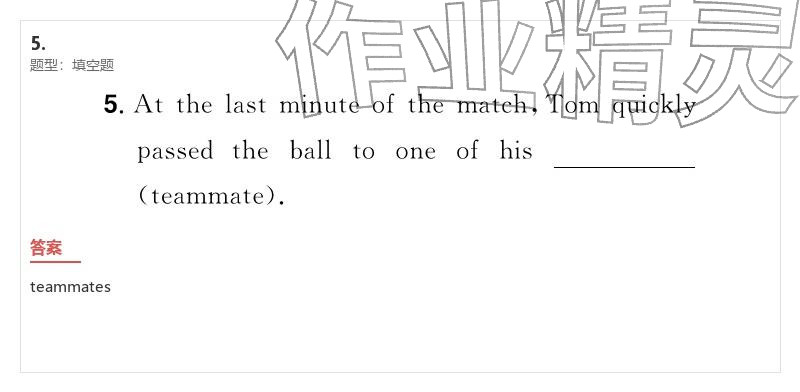 2026年優(yōu)質(zhì)課堂導學案九年級英語下冊人教版&nbsp;參考答案第103頁