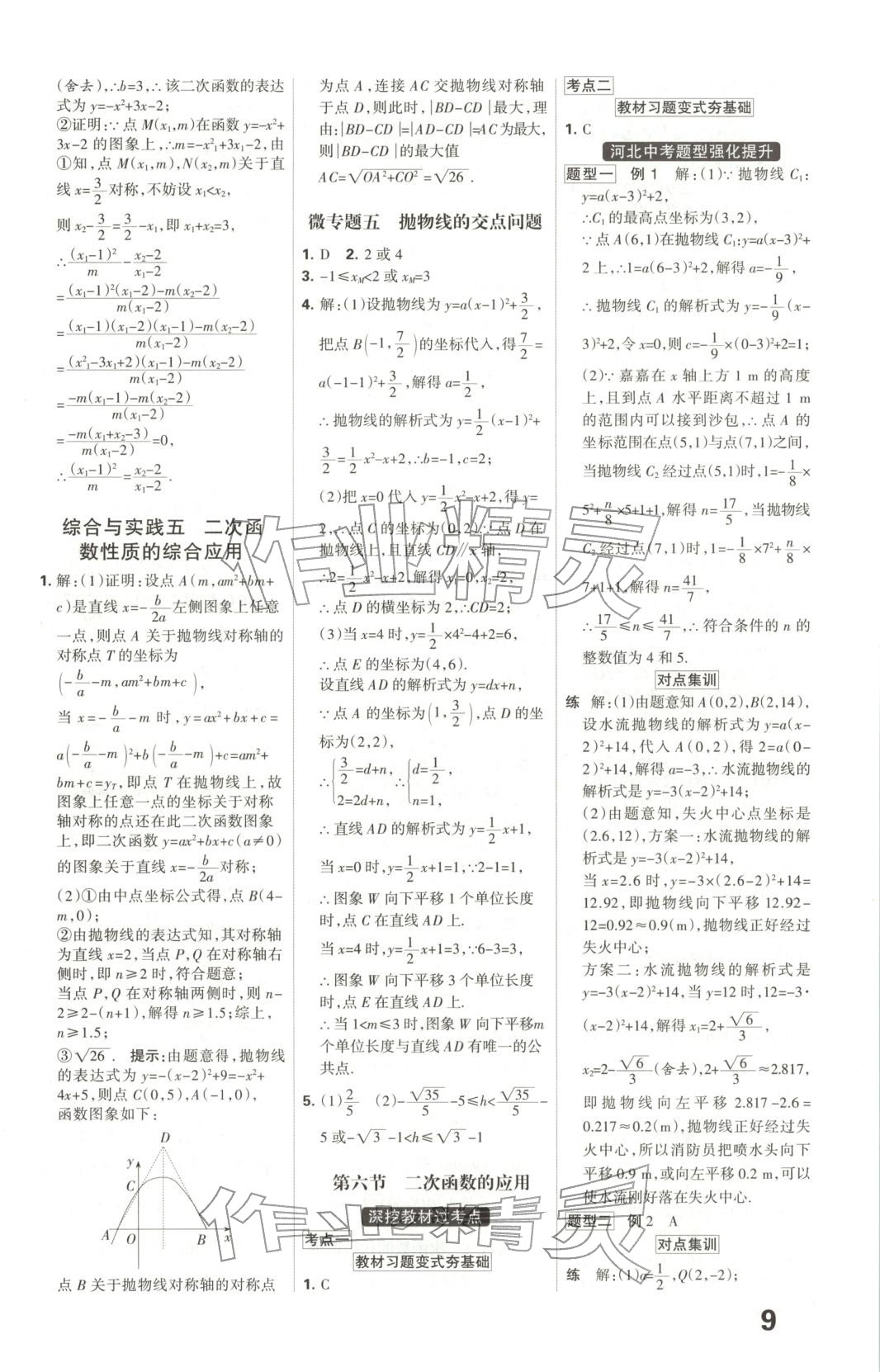 2026年全优中考系统总复习数学河北专版 第9页