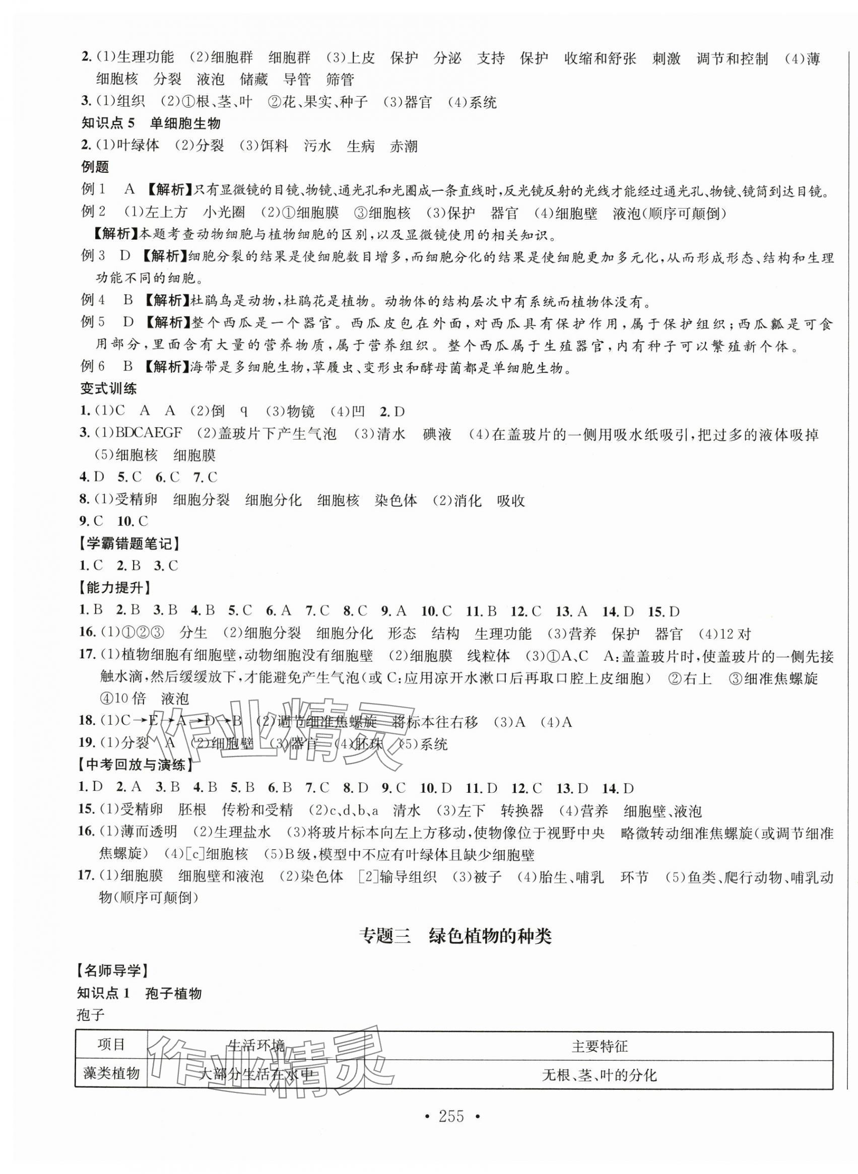 2025年中考檔案生物B版青島專版 第3頁(yè)